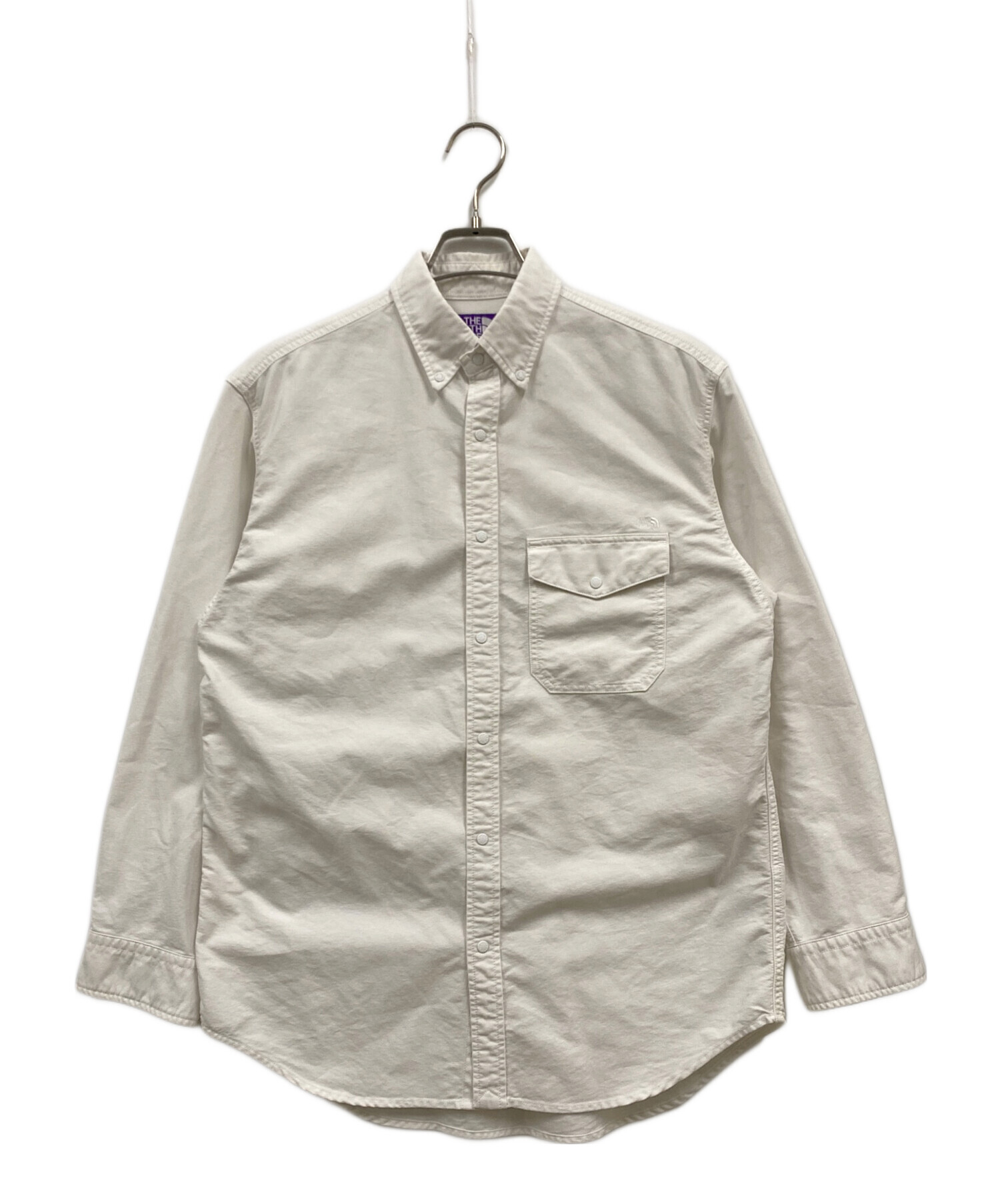 中古・古着通販】THE NORTHFACE PURPLELABEL Cotton Polyester OX B,D Shirt/オックスフォードシャツ/ シャツ/ボタンダウンシャツ/NT3252N ホワイト サイズ:S｜ブランド・古着通販 トレファク公式【TREFAC FASHION】スマホサイト