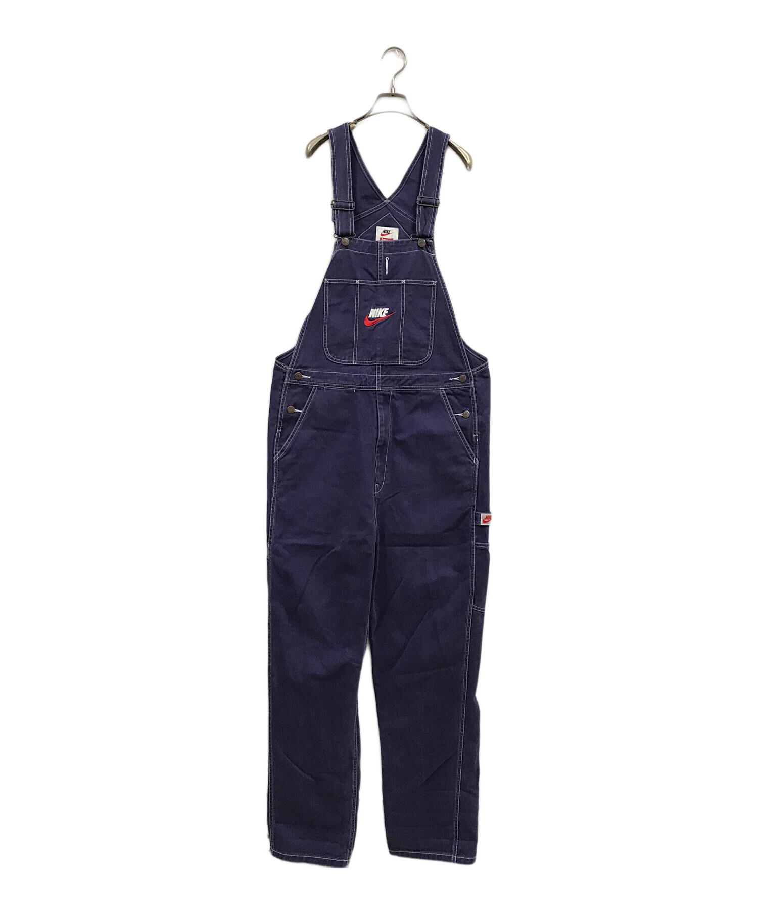 中古・古着通販】SUPREME (シュプリーム) NIKE (ナイキ) Cotton twill Overalls/AR5575-410/サロペット/ オーバーオール ネイビー サイズ:M｜ブランド・古着通販 トレファク公式【TREFAC FASHION】スマホサイト