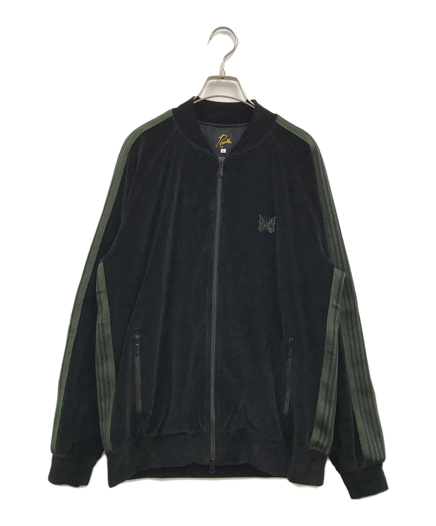 中古・古着通販】Needles (ニードルズ) R.C. TRACK JACKET/PU278/トラックジャケット ブラック サイズ:Ｌ｜ブランド・古着通販  トレファク公式【TREFAC FASHION】スマホサイト