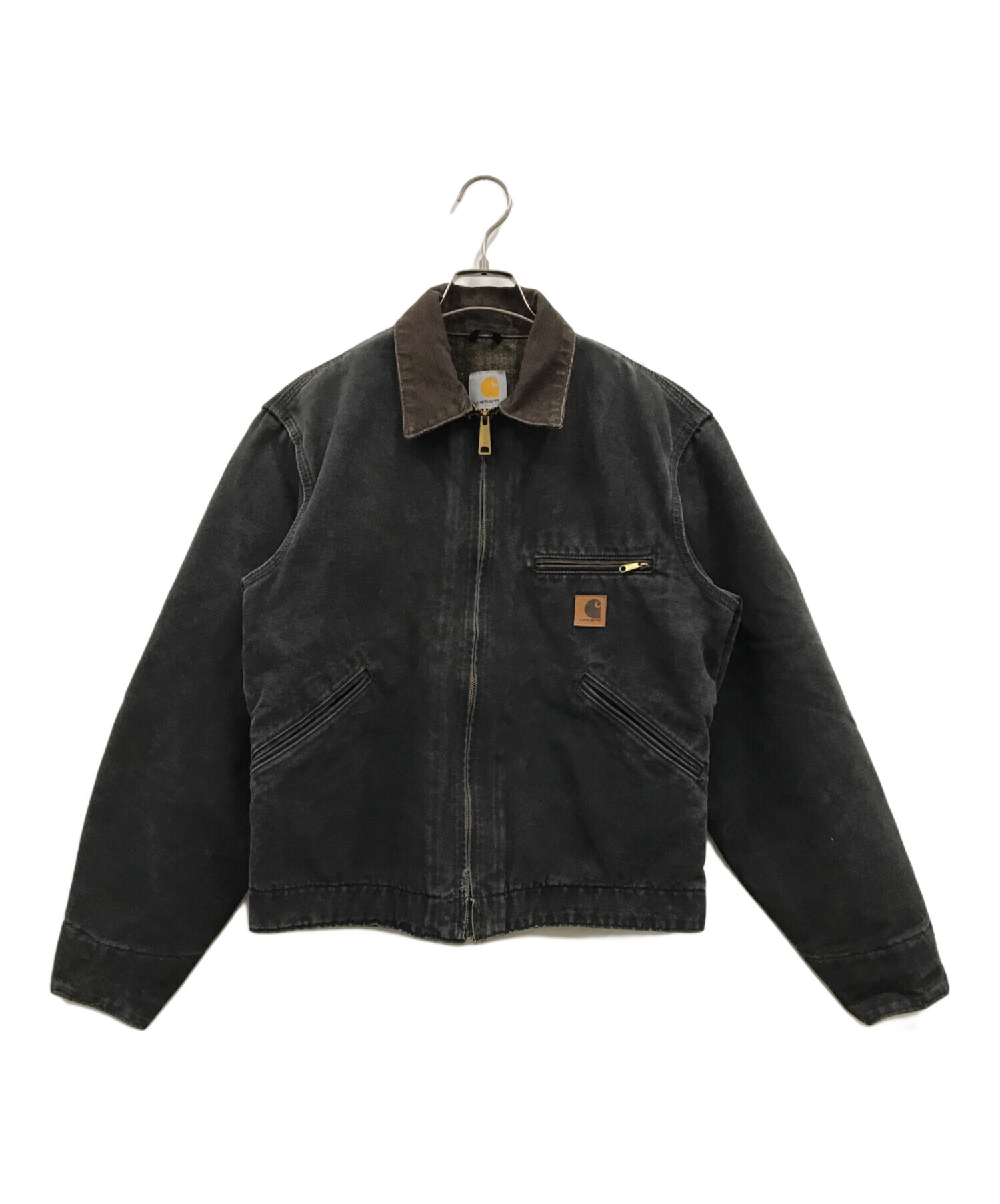 CarHartt (カーハート) Detroit Trucker Blanket Lined  Jacket/デトロイトジャケット/ダックジャケット/J97 BLK ブラック サイズ:S