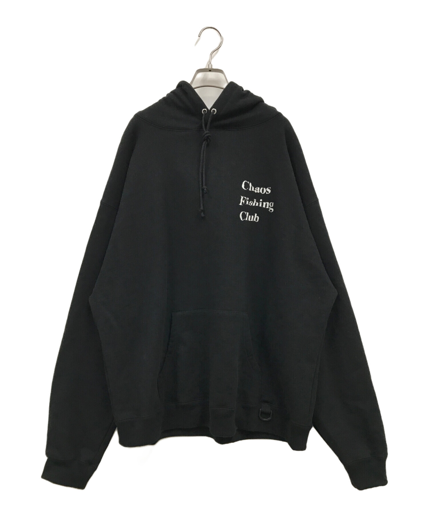 中古・古着通販】CHAOS FISHING CLUB (カオスフィッシングクラブ) LOGO HOODIE/パーカー/CFC-24AW-CUT01  ブラック サイズ:XL 未使用品｜ブランド・古着通販 トレファク公式【TREFAC FASHION】スマホサイト