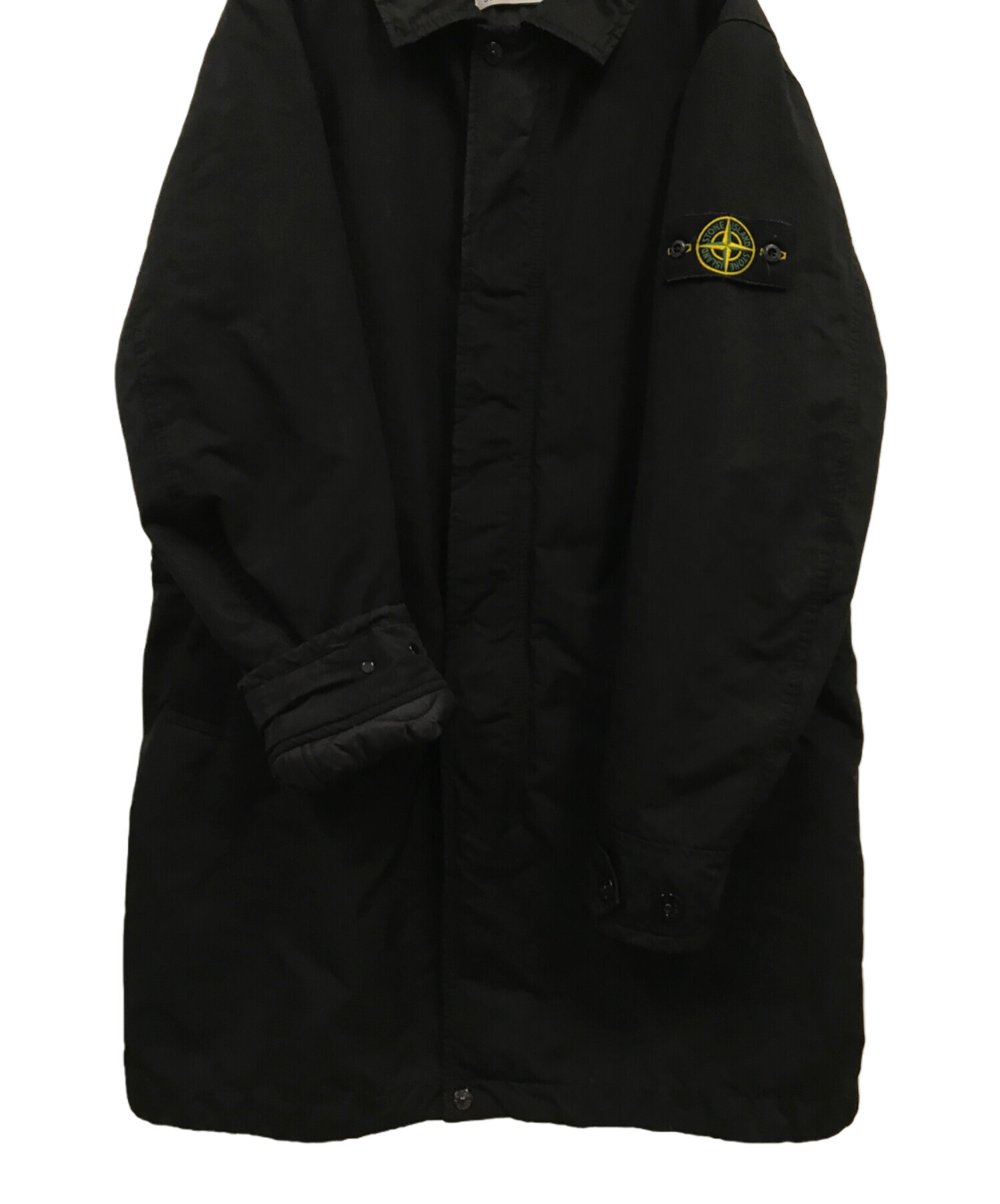 STONE ISLAND (ストーンアイランド) プリマロフトステンカラーコート/ART 731571349 /20AW ブラック サイズ:L