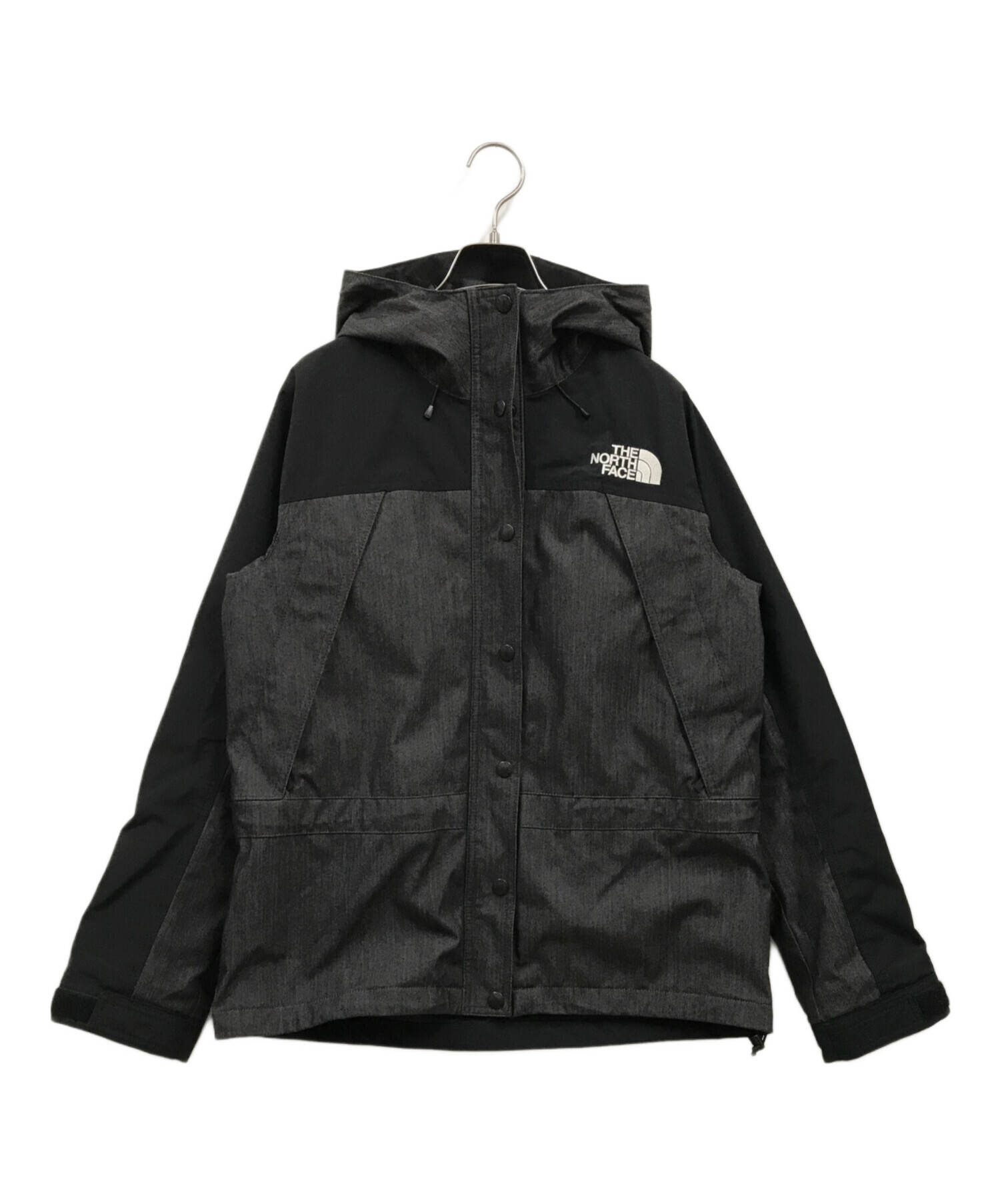 中古・古着通販】THE NORTH FACE (ザ ノース フェイス) マウンテンライトデニムジャケット/マウンテンパーカー/マウンテンジャケット/NPW22135  グレー×ブラック サイズ:Ｌ｜ブランド・古着通販 トレファク公式【TREFAC FASHION】スマホサイト