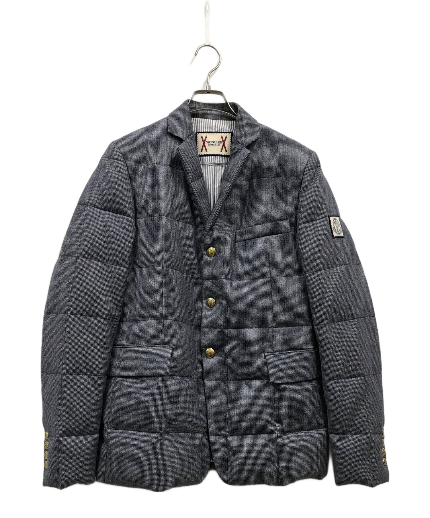 中古・古着通販】MONCLER GAMME BLEU (モンクレール ガム ブルー) ダウンテーラードジャケット/ダウンジャケット/テーラードジャケット/223913003230  ネイビー サイズ:1｜ブランド・古着通販 トレファク公式【TREFAC FASHION】スマホサイト