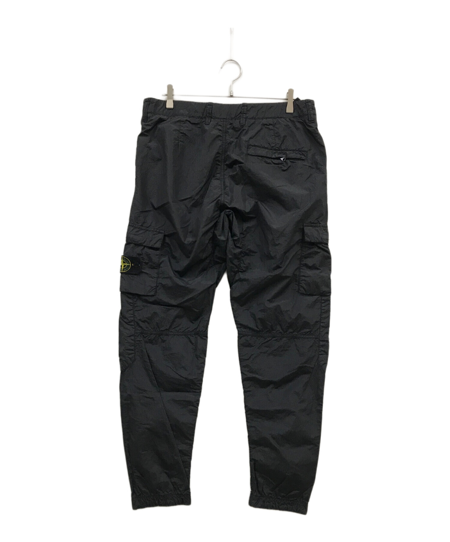 STONE ISLAND (ストーンアイランド) 20SS NYLON METAL PANTS/ナイロンメタルパンツ/721532029/ ブラック  サイズ:W34