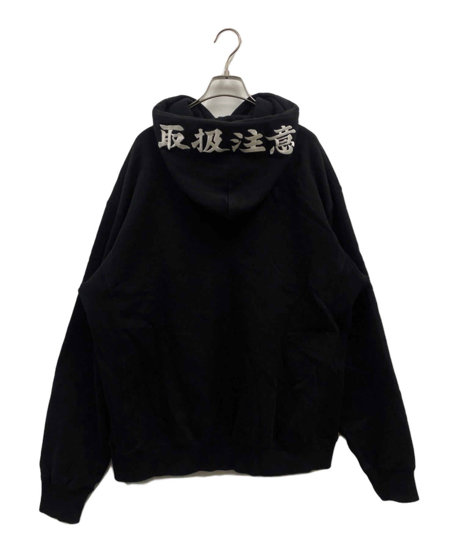 THE BLACK EYE PATCH (ブラックアイパッチ) HANDLE WITH CARE  HOODIE/プルオーバーパーカー/パーカー/取扱注意 ブラック サイズ:L