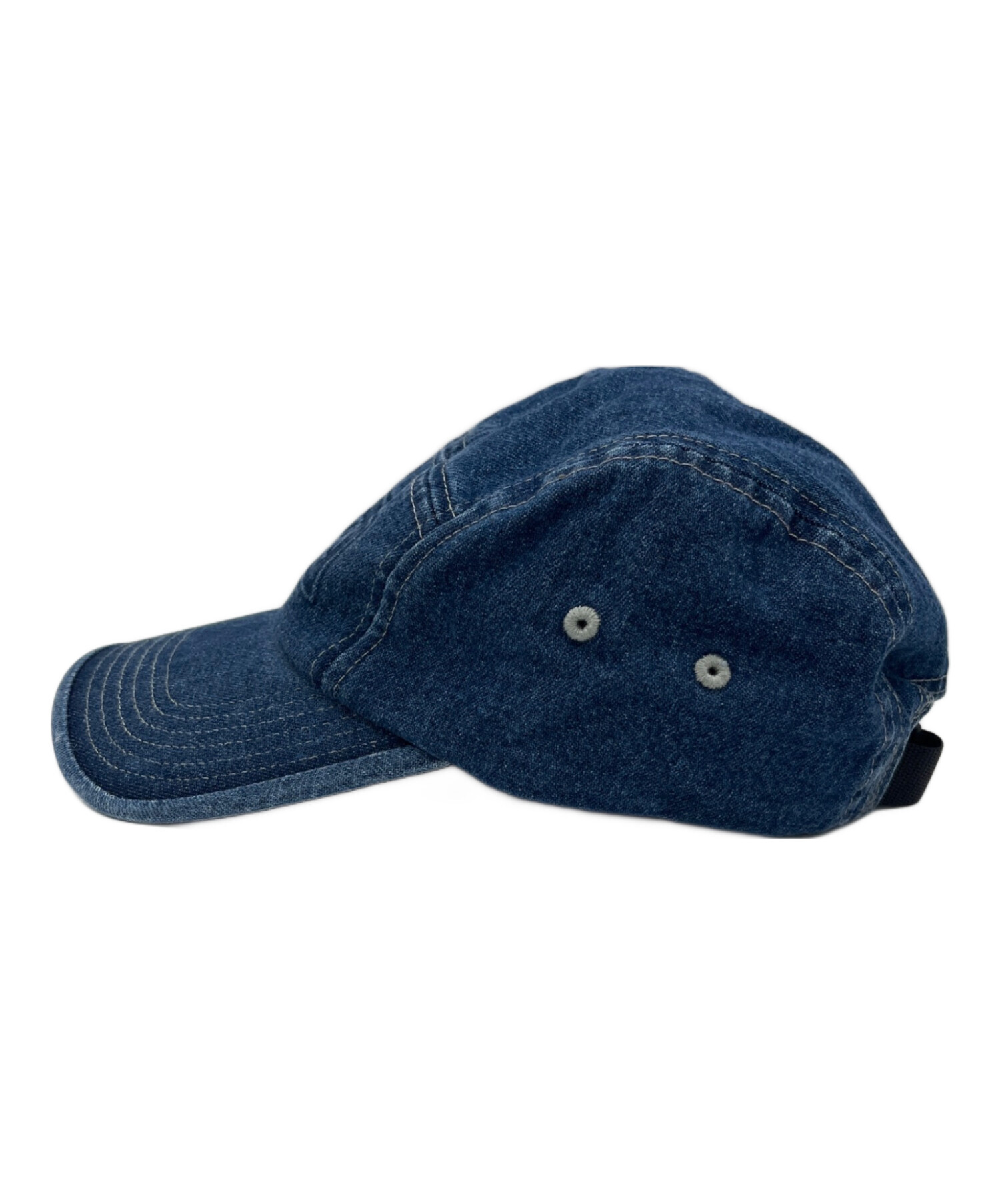 Supreme (シュプリーム) Embossed denim camp cap インディゴ 未使用品