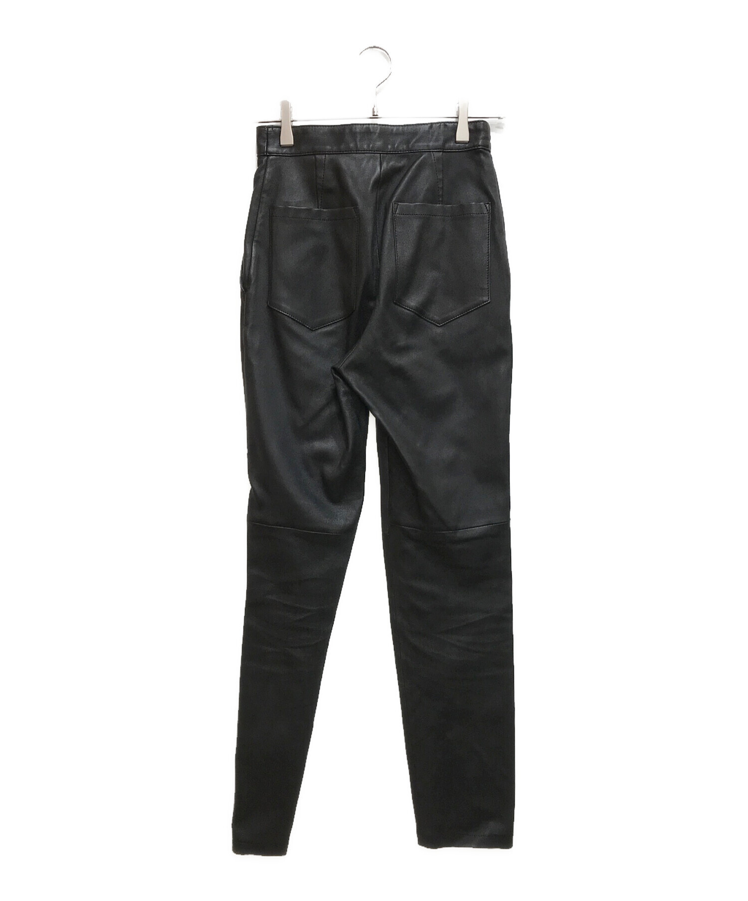 中古・古着通販】H BEAUTY&YOUTH (エイチ ビューティー&ユース) LEATHER SLIM PANTS ブラック サイズ:36｜ブランド・古着通販  トレファク公式【TREFAC FASHION】スマホサイト