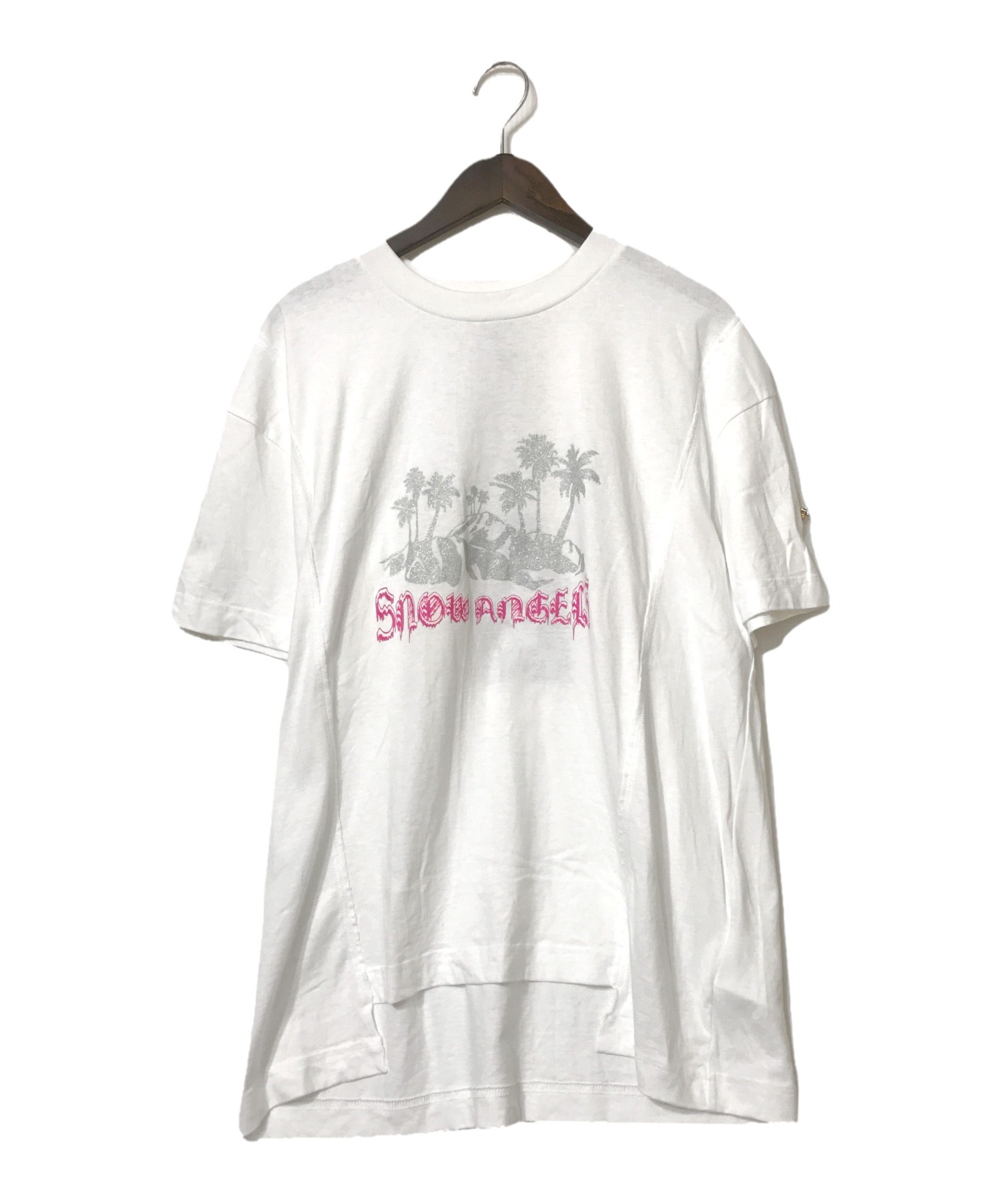 MONCLER × PALMANGELS (モンクレール × パームエンジェルス) ショートスリーブTシャツ ホワイト サイズ:XL