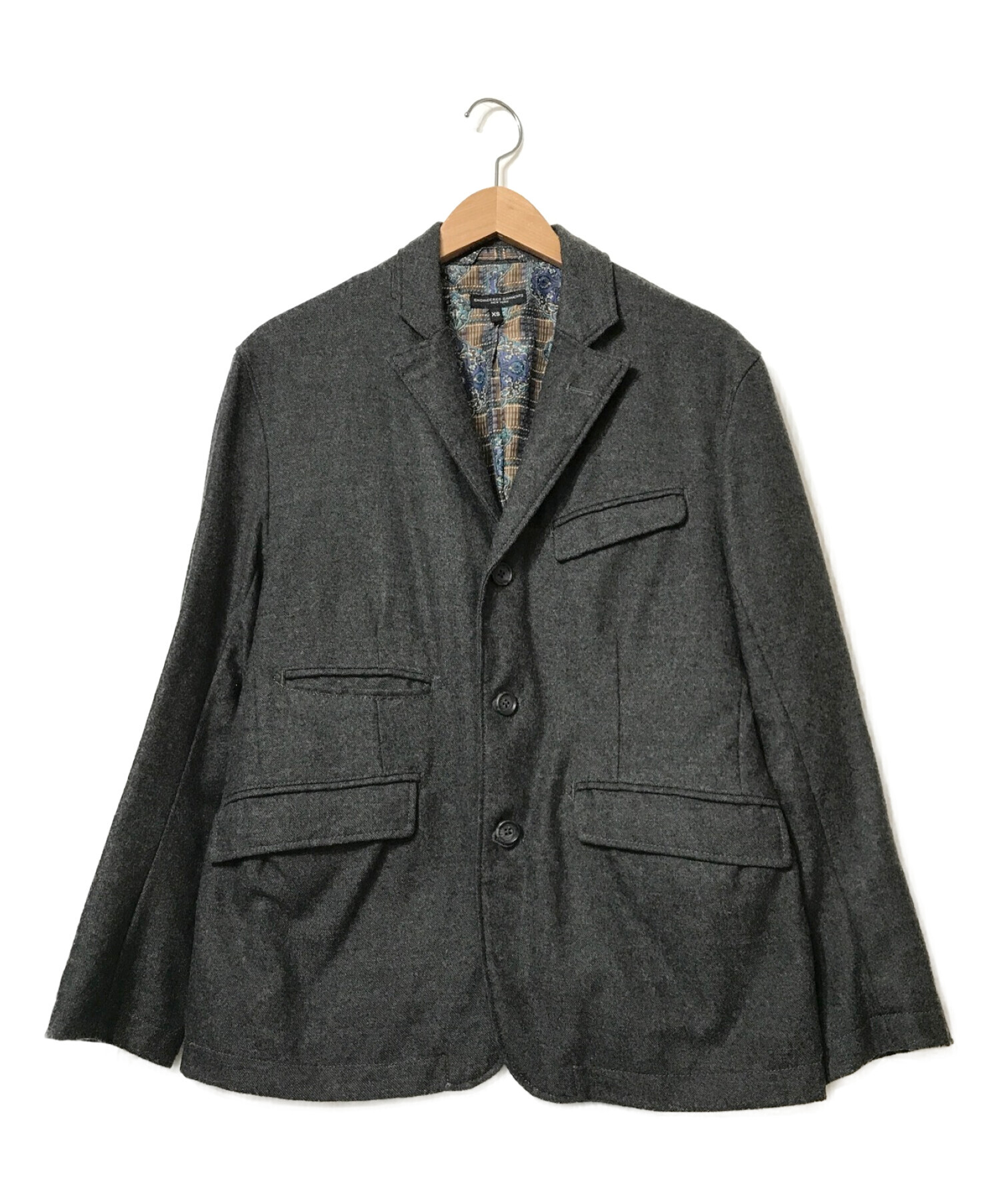 Engineered Garments (エンジニアドガーメンツ) ベットフォードジャケット グレー サイズ:XS