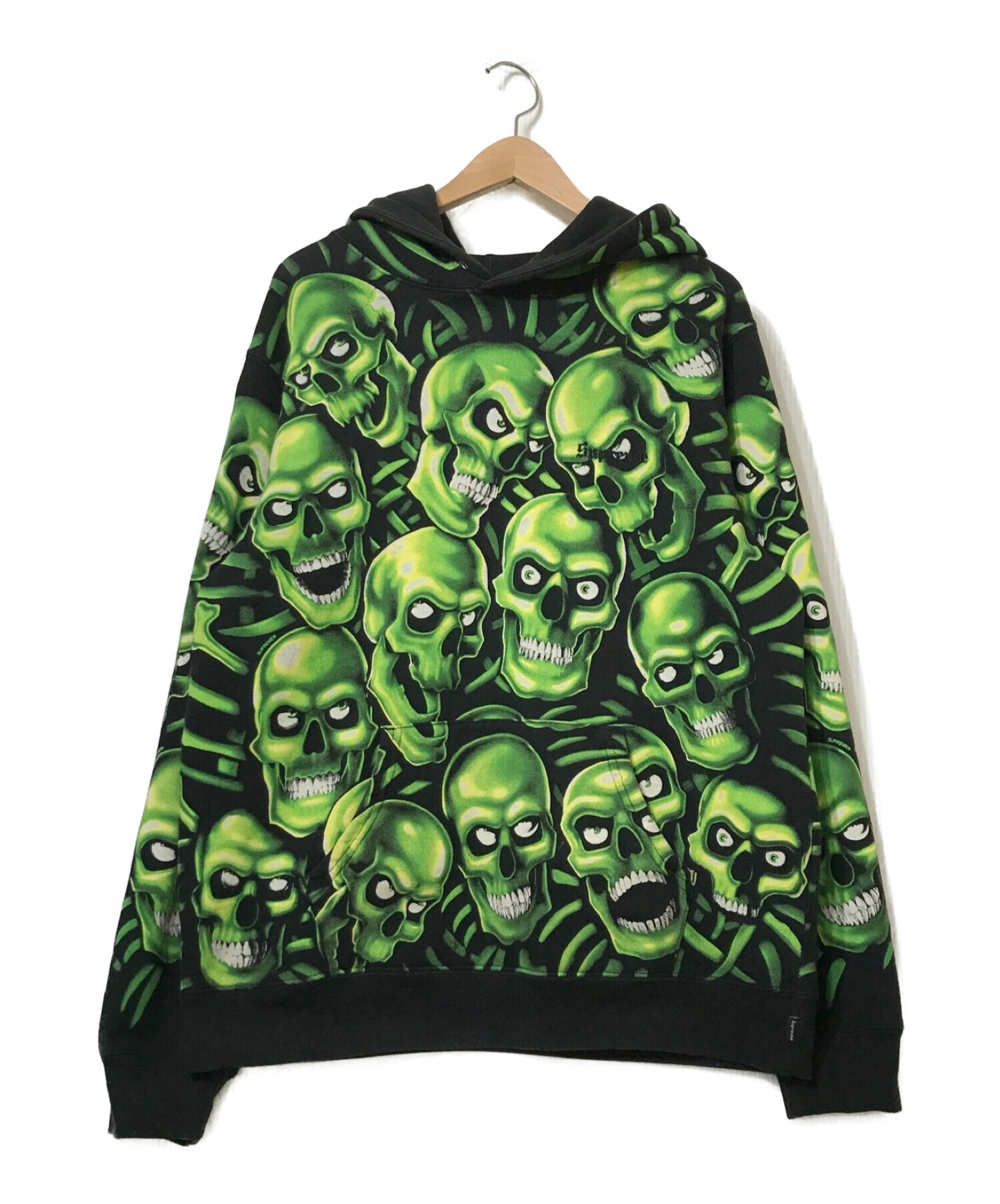 SUPREME (シュプリーム) Skull Pile Hooded Sweartshirt ブラック サイズ:M