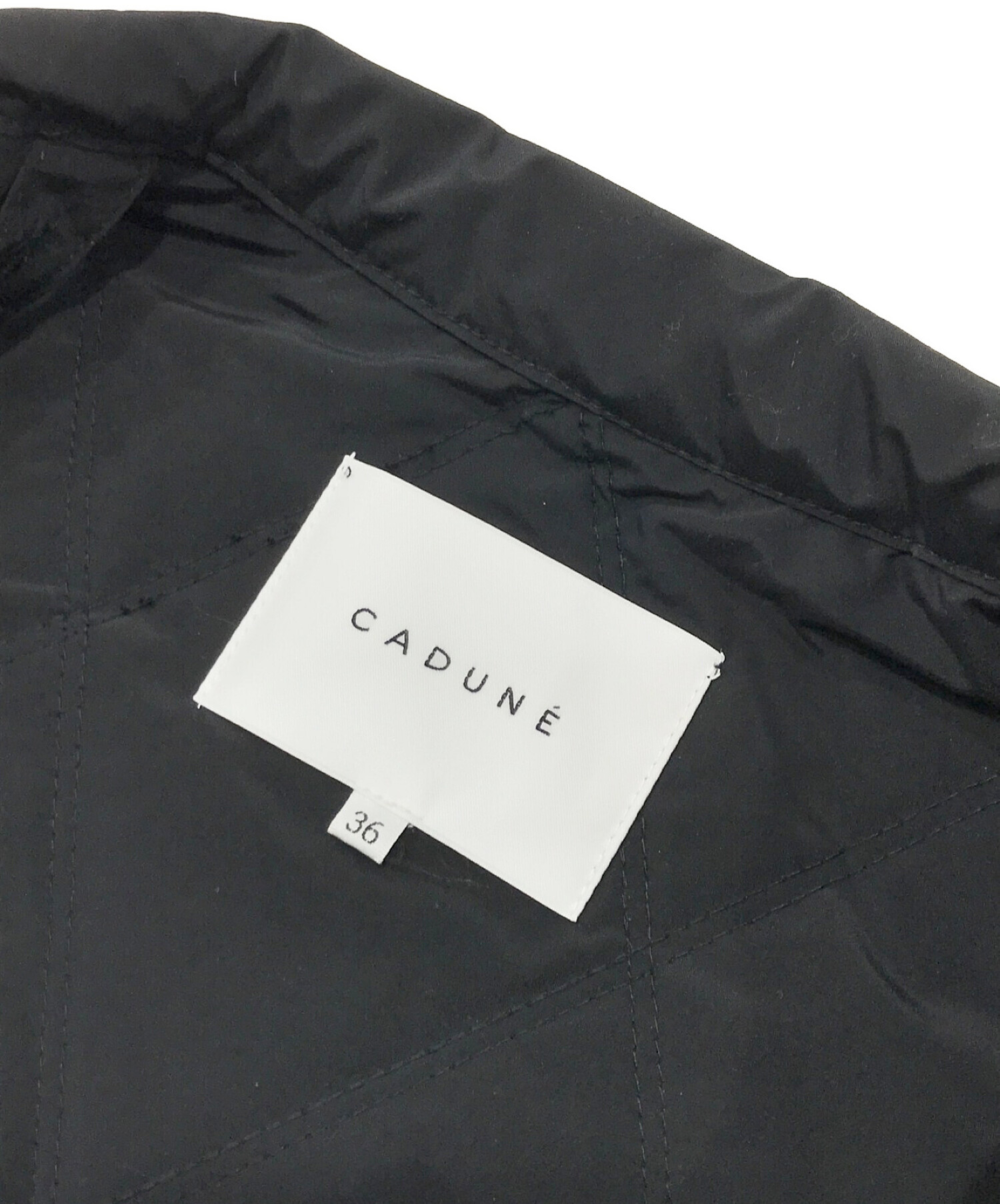 中古・古着通販】CADUNE (カデュネ) ペプラムベスト付キルティング