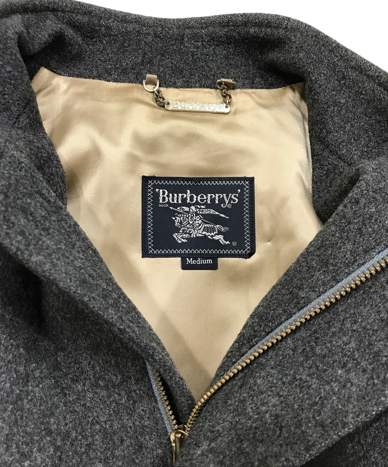 中古・古着通販】Burberry's (バーバリーズ) ウールブルゾン グレー