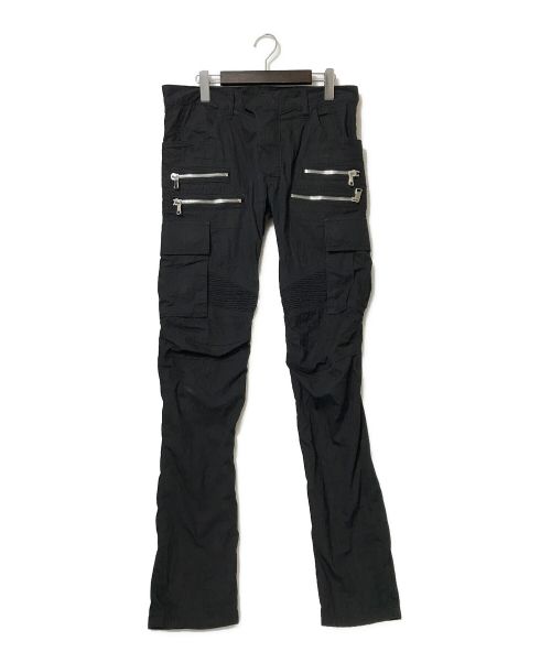 中古・古着通販】BALMAIN (バルマン) バイカーカーゴパンツ ブラック