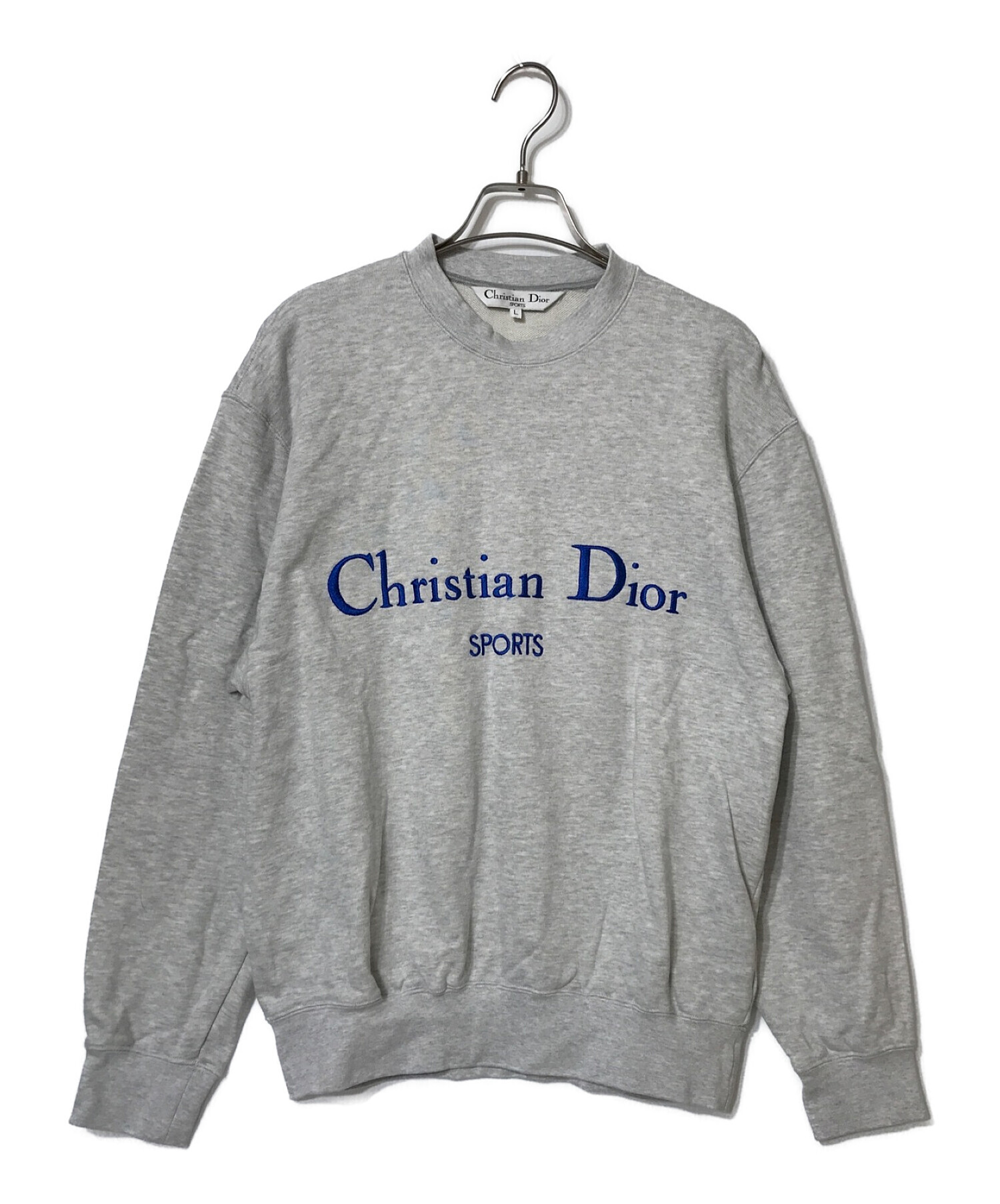 Christian Dior Sports (クリスチャンディオールスポーツ) ロゴスウェット グレー サイズ:L