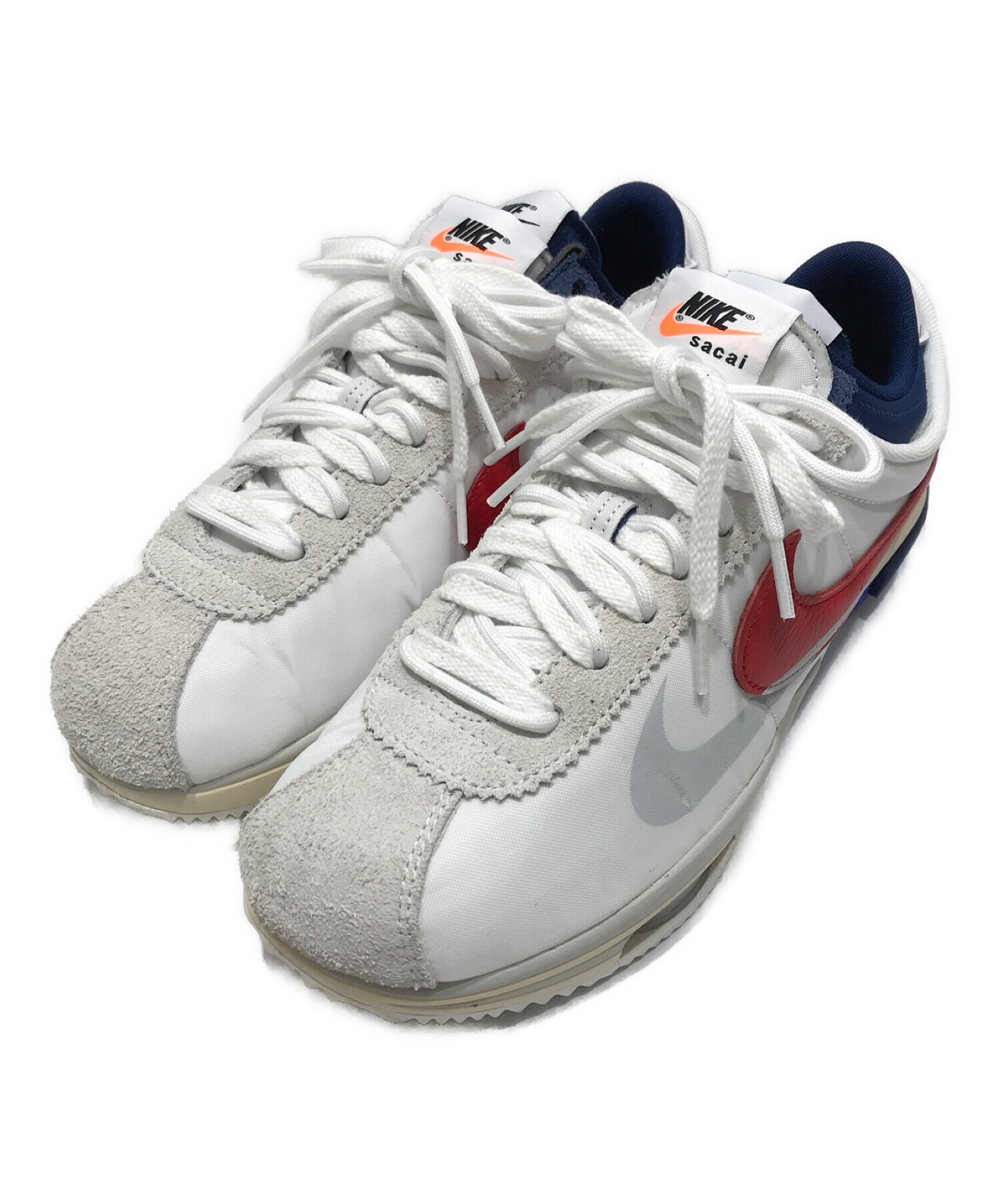 NIKE×sacai (ナイキ×サカイ) Zoom Cortez　ズームコルテッツ ホワイト サイズ:27.5cm