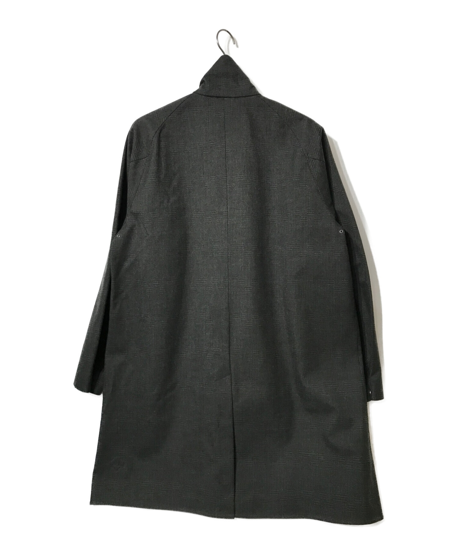 DESCENTE PAUSE (デサントポーズ) WOOL MIX SOUTIEN COLLAR COAT グレー サイズ:L