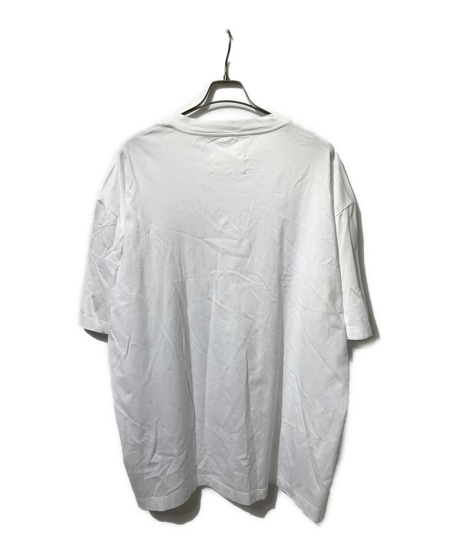 Maison Margiela (メゾンマルジェラ) プリントTシャツ ホワイト サイズ:52