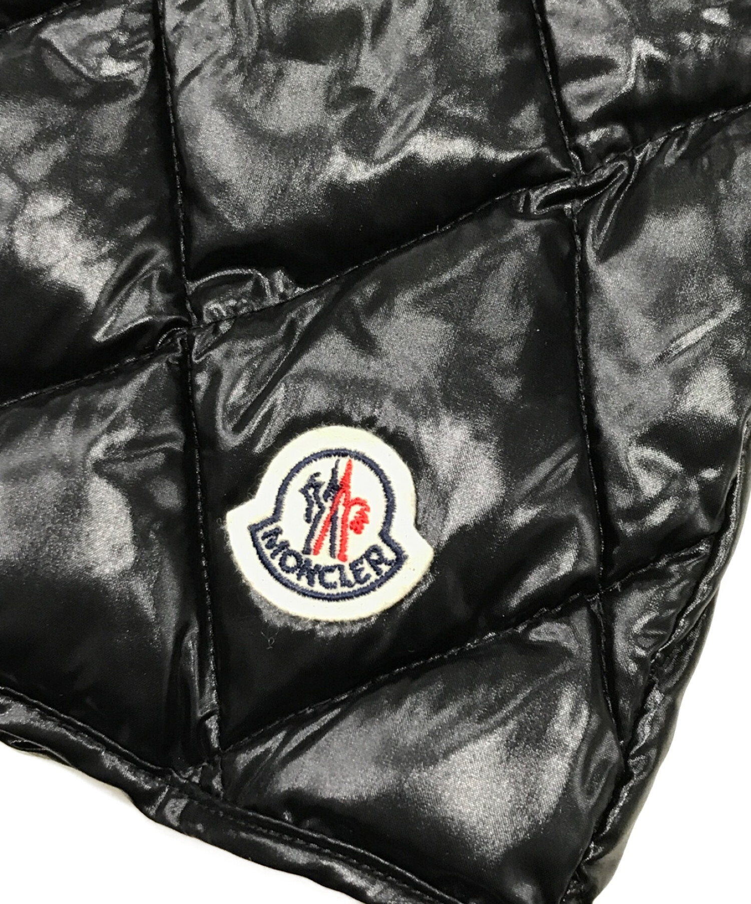 MONCLER (モンクレール) キルティングラップスカート ブラック サイズ:40