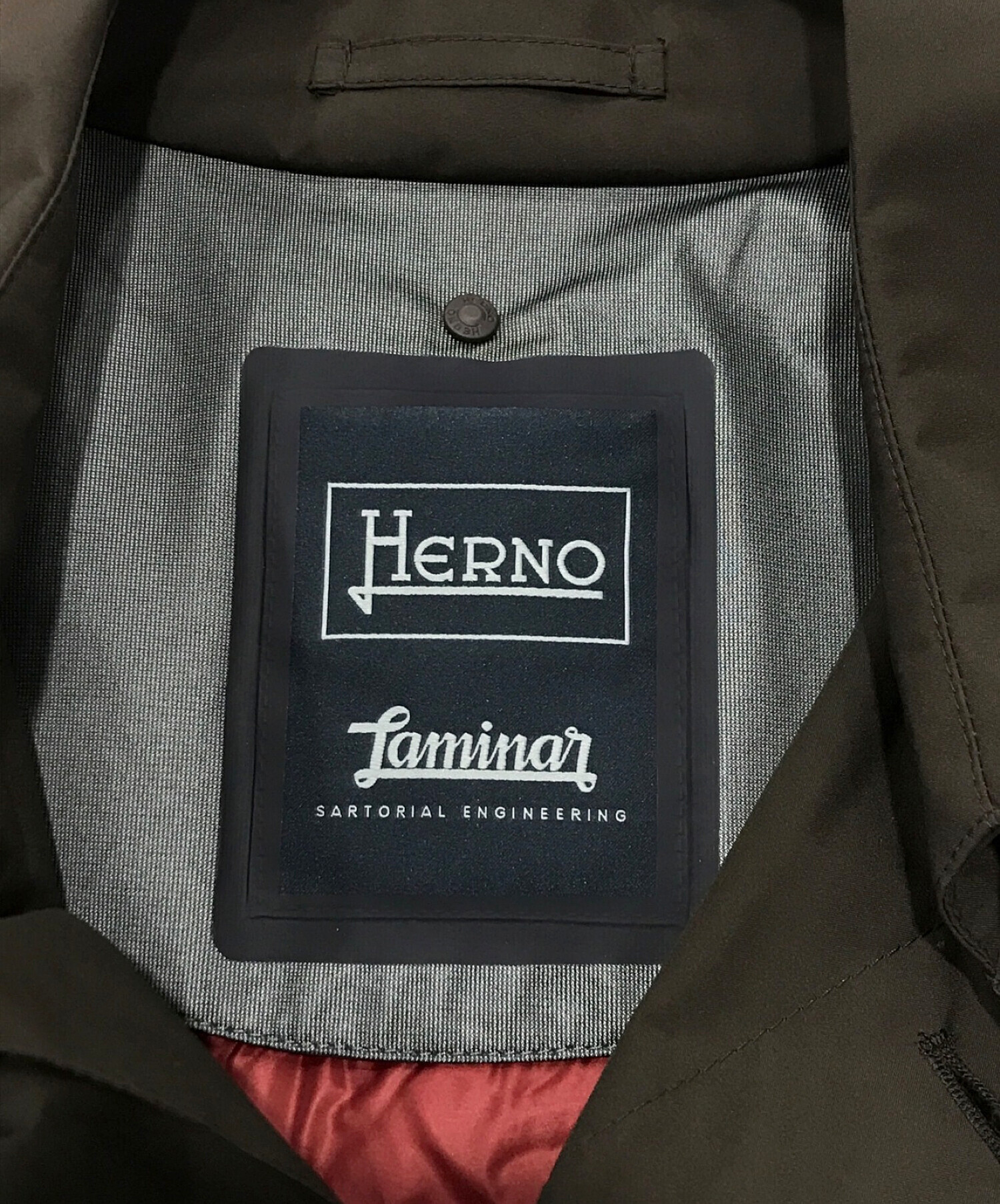 中古・古着通販】HERNO (ヘルノ) ダウンライナー付ステンカラーコート