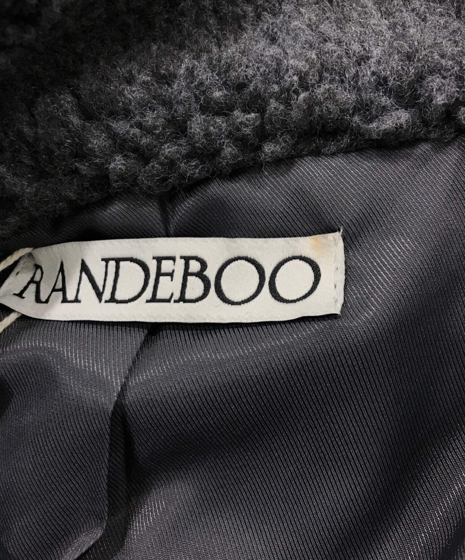 RANDEBOO (ランデブー) Cats boa coat　キャッツボアコート グレー サイズ:FREE