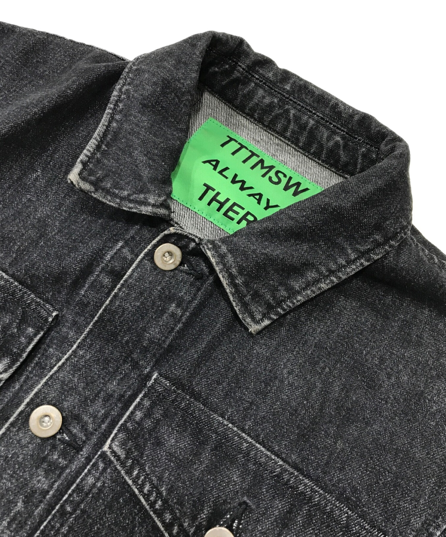TTT MSW (ティーモダンストリートウェア) New Standard Denim Work Jacket　 ニュースタンダードデニムワークジャケット ブラック サイズ:M