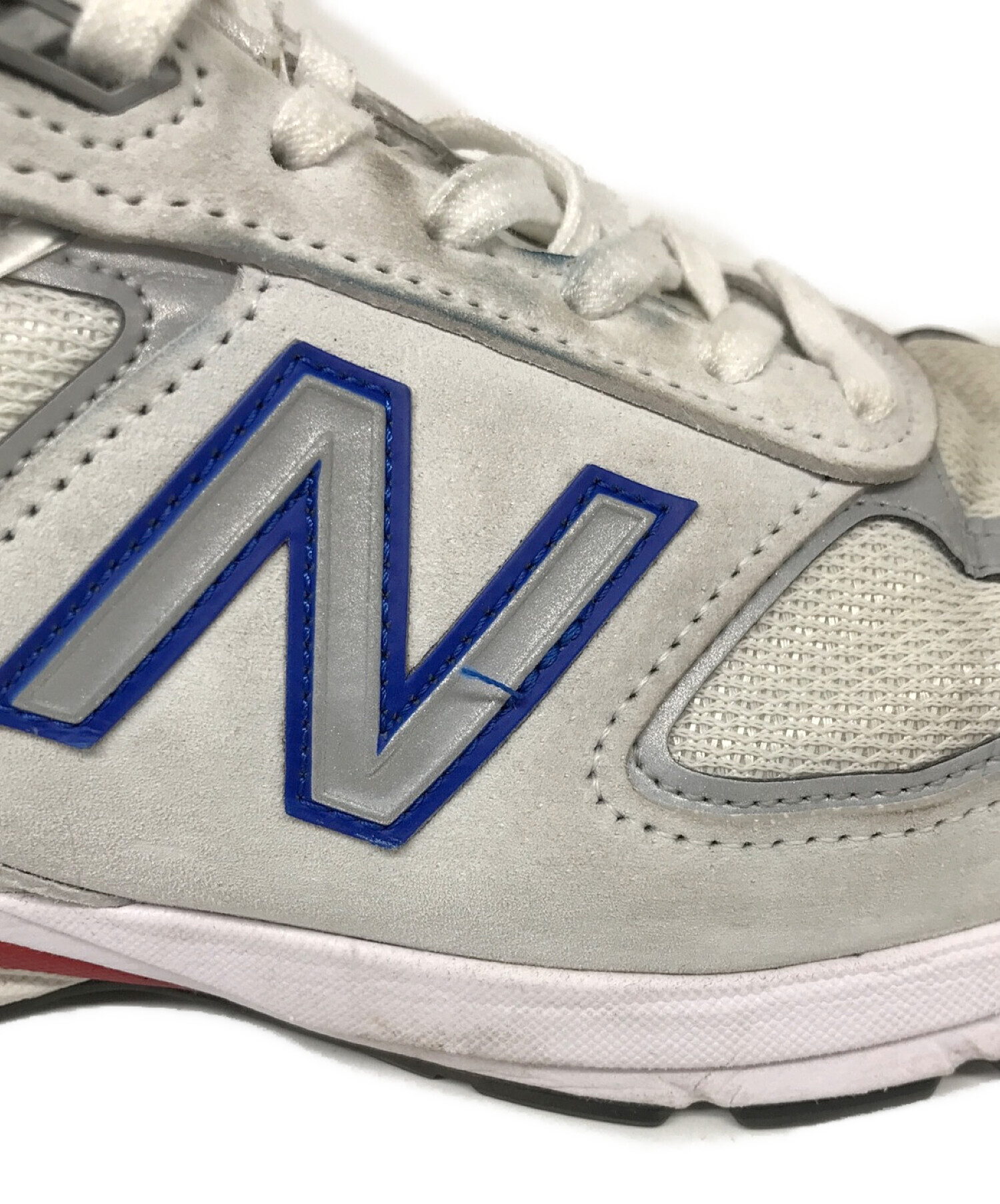 NEW BALANCE (ニューバランス) スニーカー トリコロールカラー サイズ:US9.5/UK9/EU43