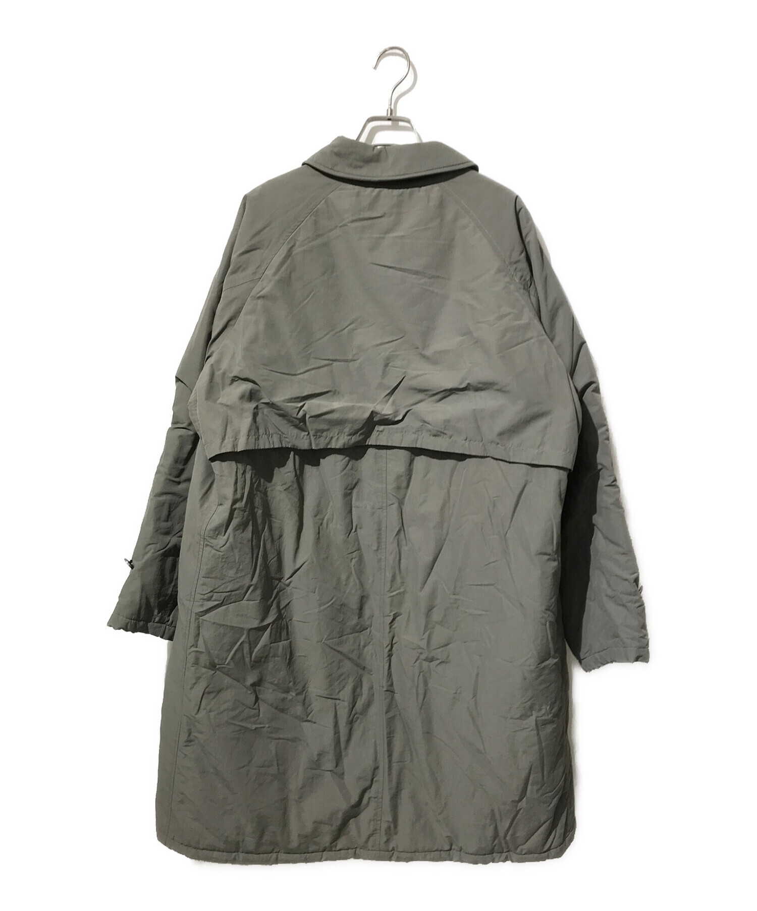 STEVEN ALAN (スティーブンアラン) NYLON PADDED BAL COLLAR COAT カーキ サイズ:L