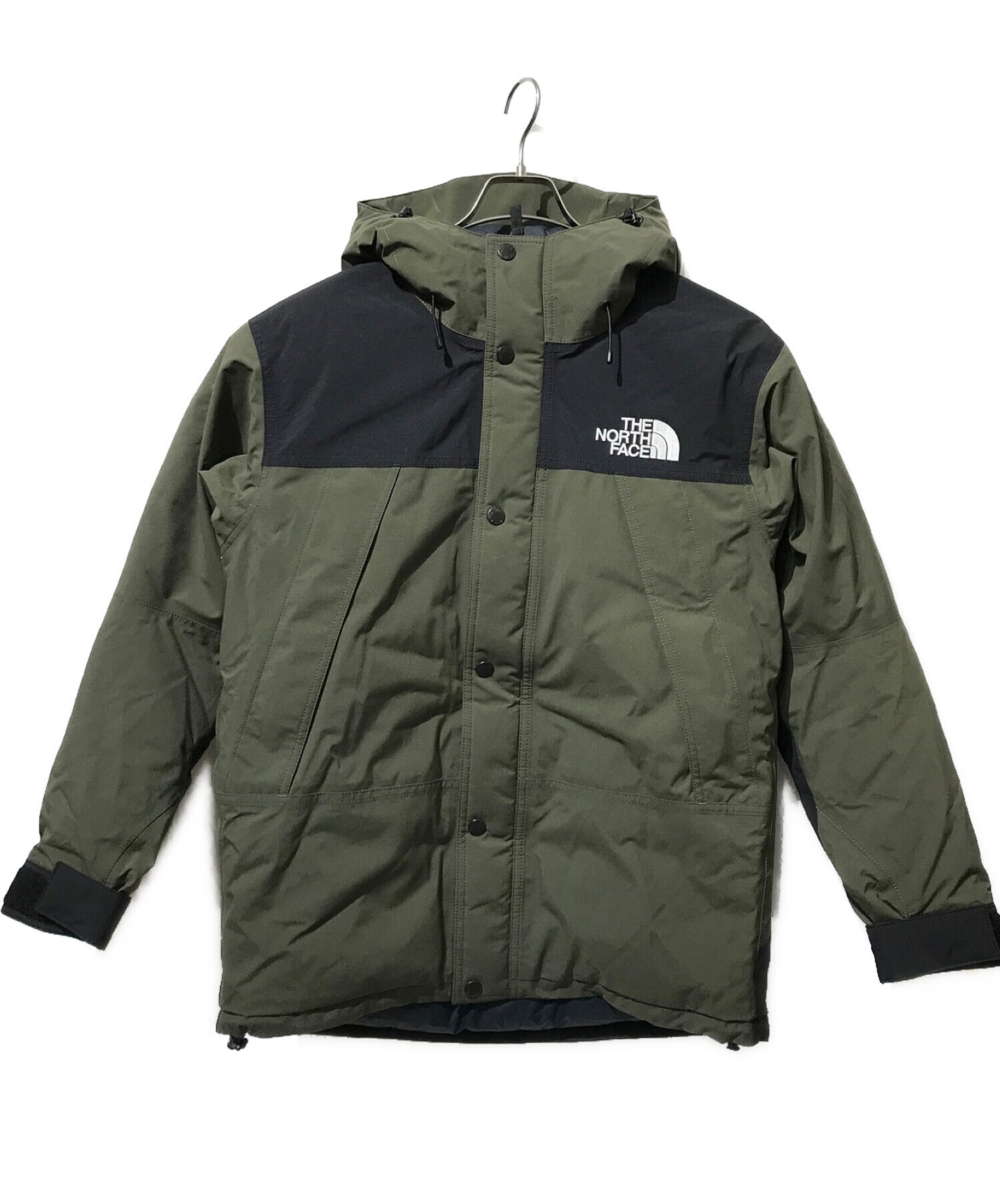 THE NORTH FACE (ザ ノース フェイス) マウンテンダウンジャケット カーキ サイズ:M