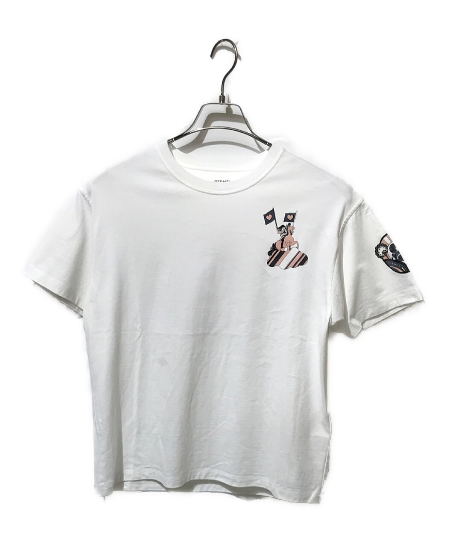 中古・古着通販】HERMES (エルメス) Tシャツ ホワイト サイズ:SIZE36 ...