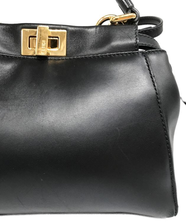 中古・古着通販】FENDI (フェンディ) ピーカブースモール ブラック