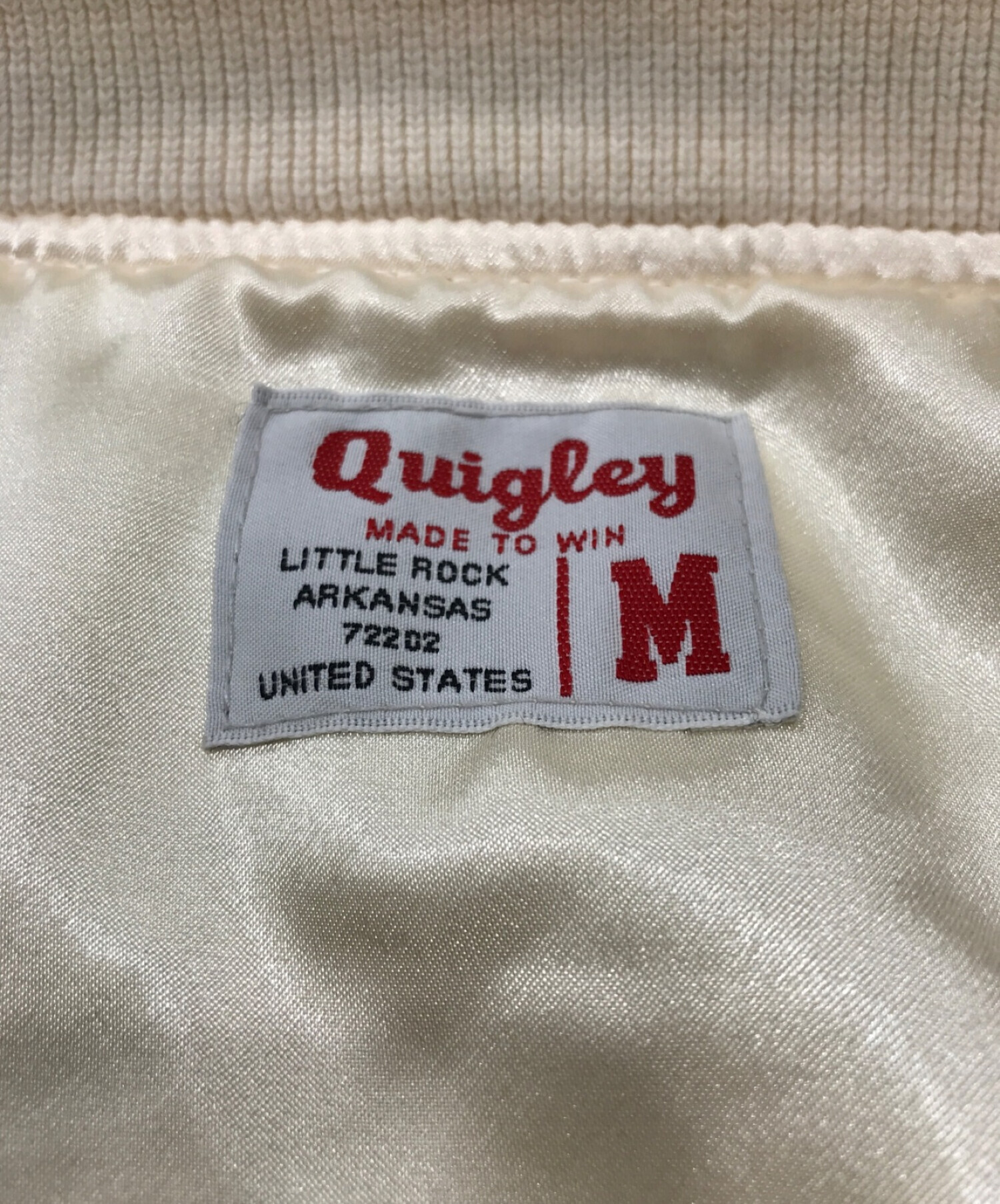 中古・古着通販】Quigley (キグリー) No44 HOOD VARSITY JACKET