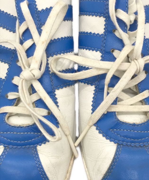 adidas (アディダス) ヴィンテージスニーカ- ホワイト×ブルー サイズ:280