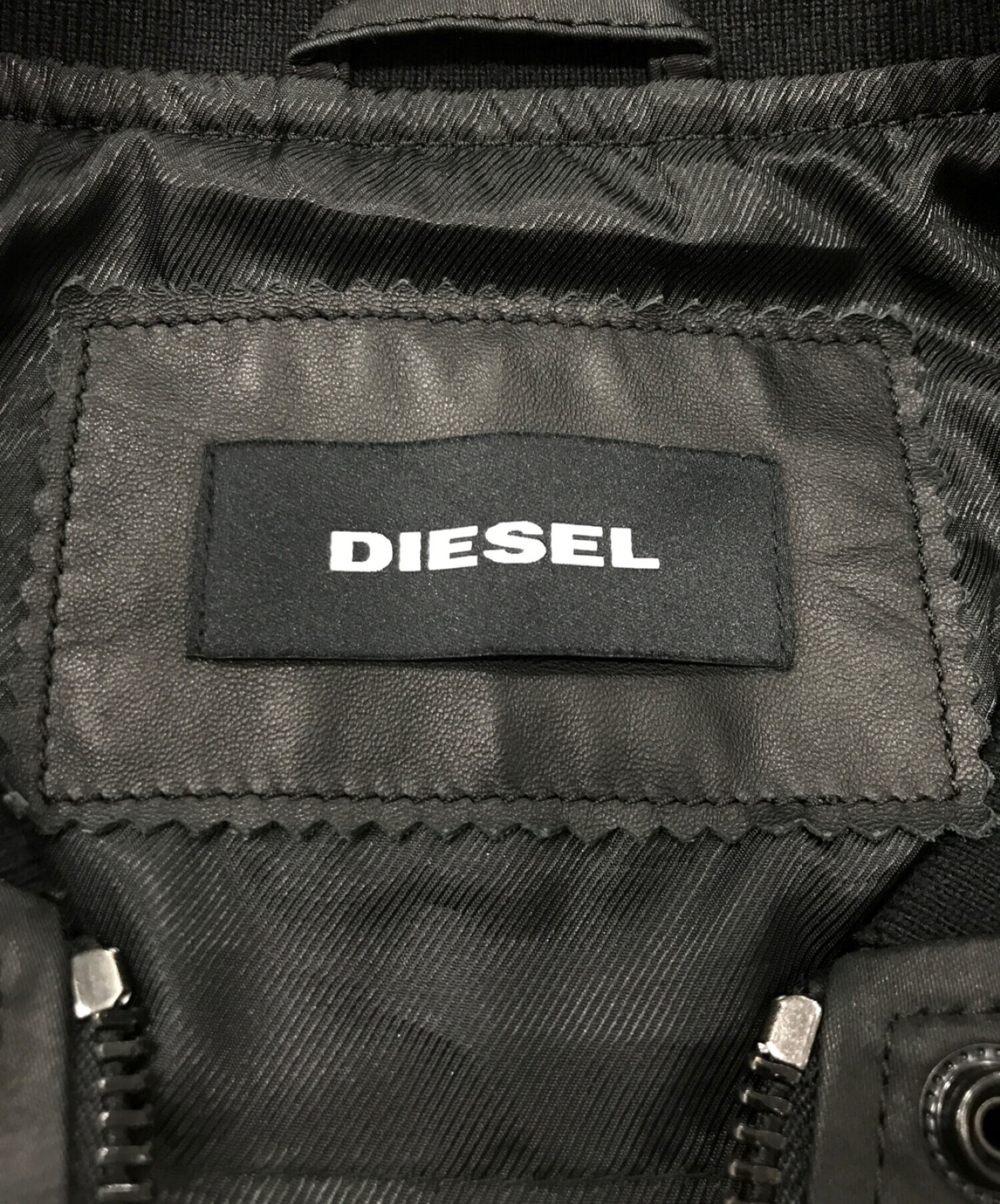 中古・古着通販】DIESEL (ディーゼル) パンチングレザー ｘ PU