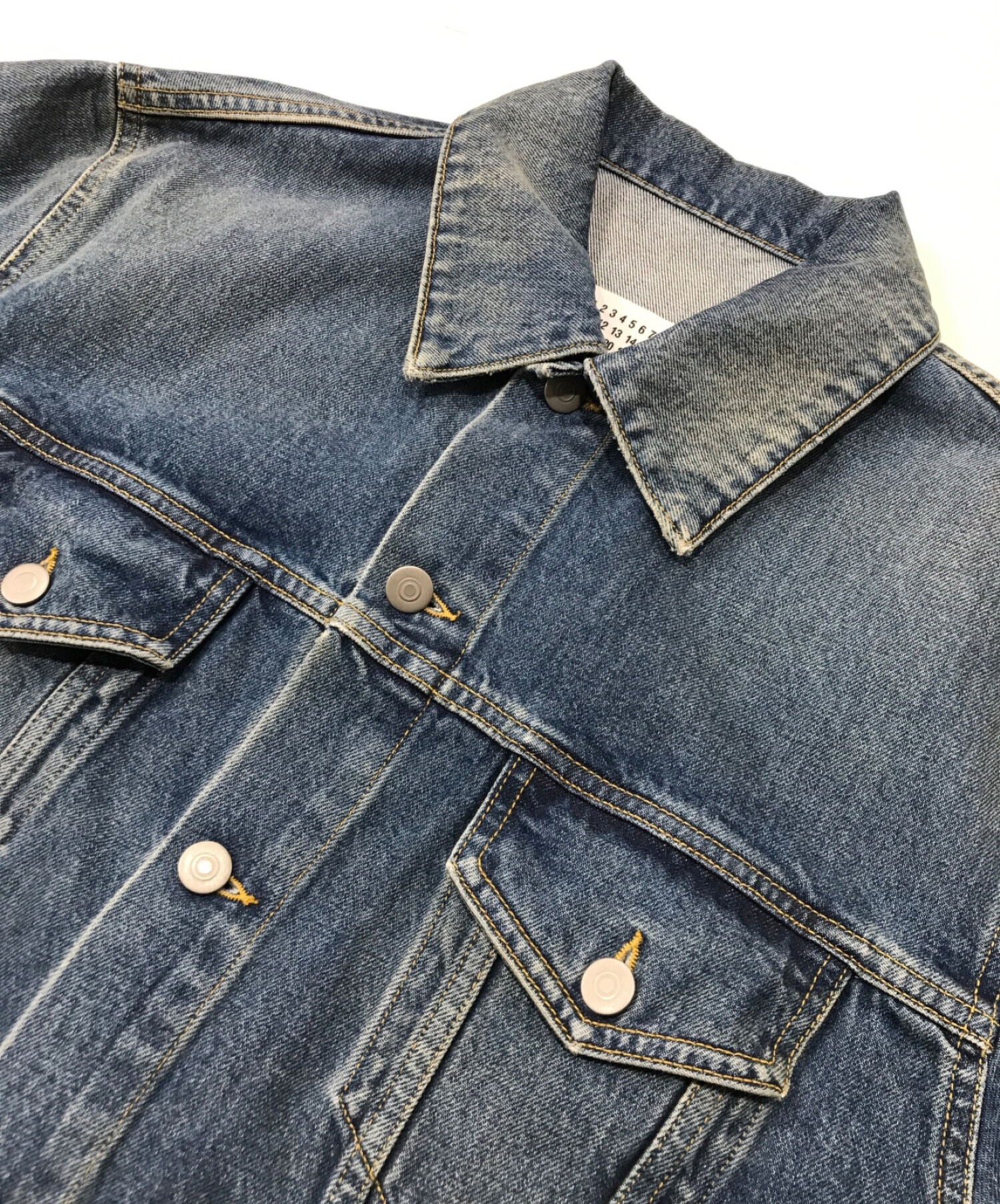 Maison Margiela (メゾンマルジェラ) 20AW VINTAGE WASH DENIM JACKET インディゴ サイズ:46