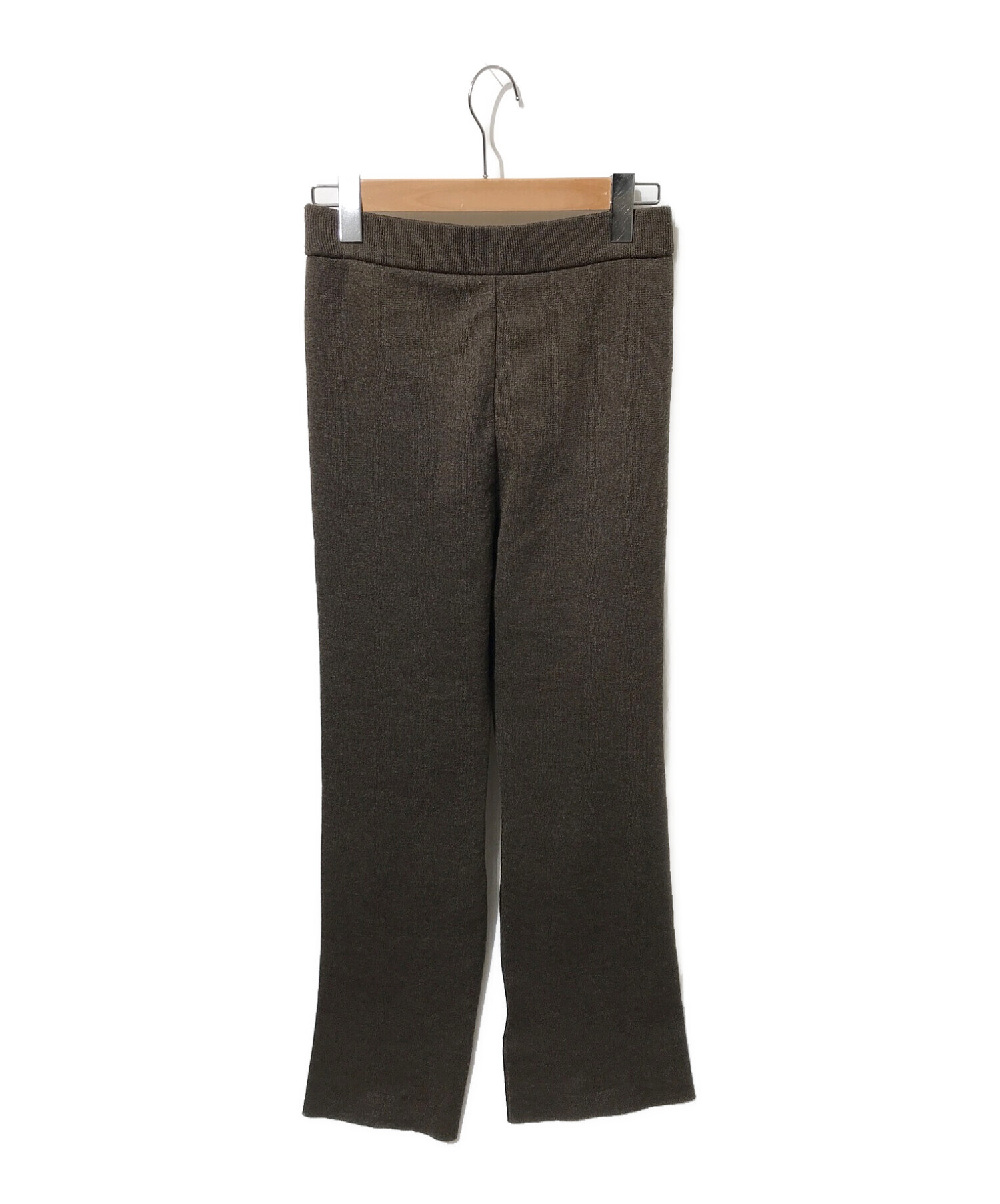 MUSE de Deuxieme Classe (ミューズ ドゥーズィエム クラス) URBAN Knit Pants ブラウン サイズ:S