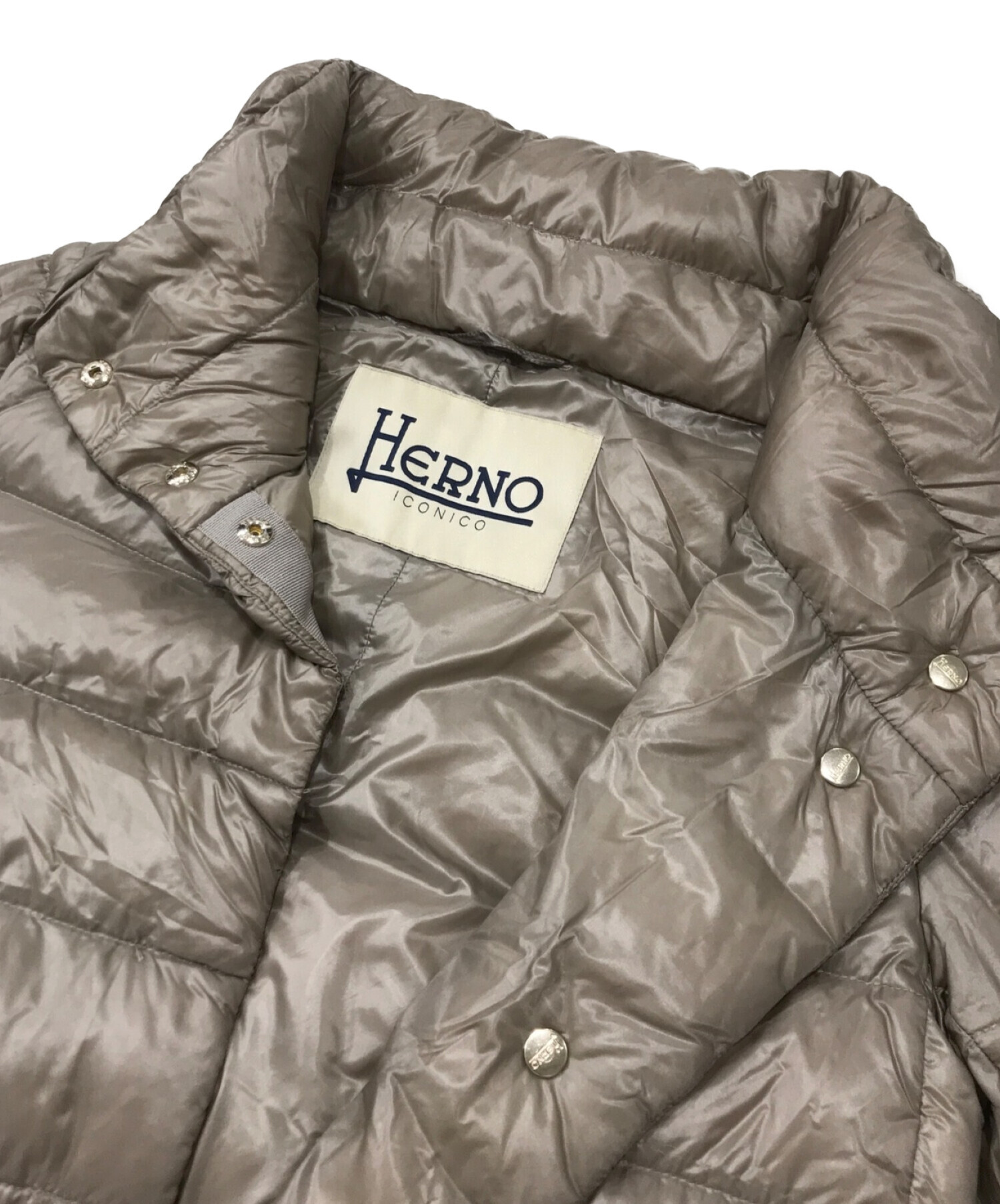 中古・古着通販】HERNO (ヘルノ) AMELIA/ダウンコート ベージュ サイズ