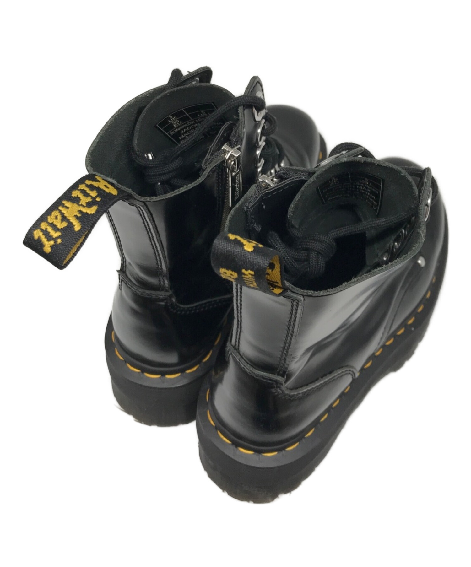 中古・古着通販】Dr.Martens (ドクターマーチン) 厚底ブーツ ブラック