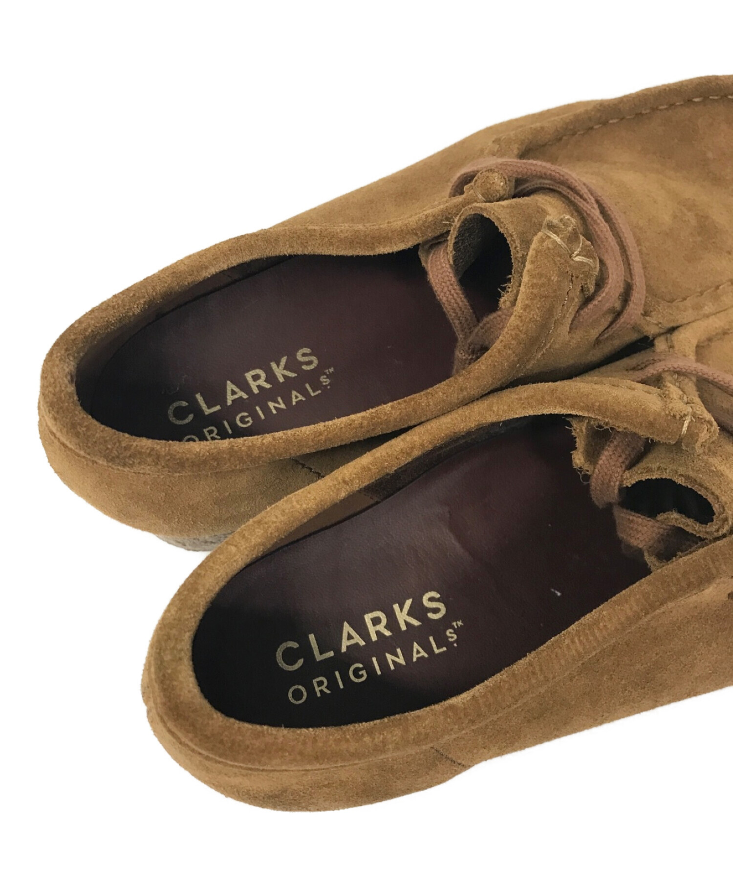 CLARKS (クラークス) ワラビーシューズ ブラウン サイズ:UK8 1/2 US9 1/2 EU 42　1/2 CN 265（2.5）