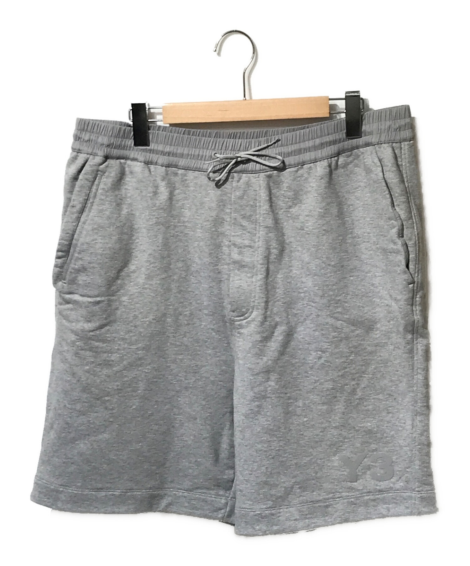 Y-3 (ワイスリー) CLASSIC TERRY SHORTS グレー サイズ:XL