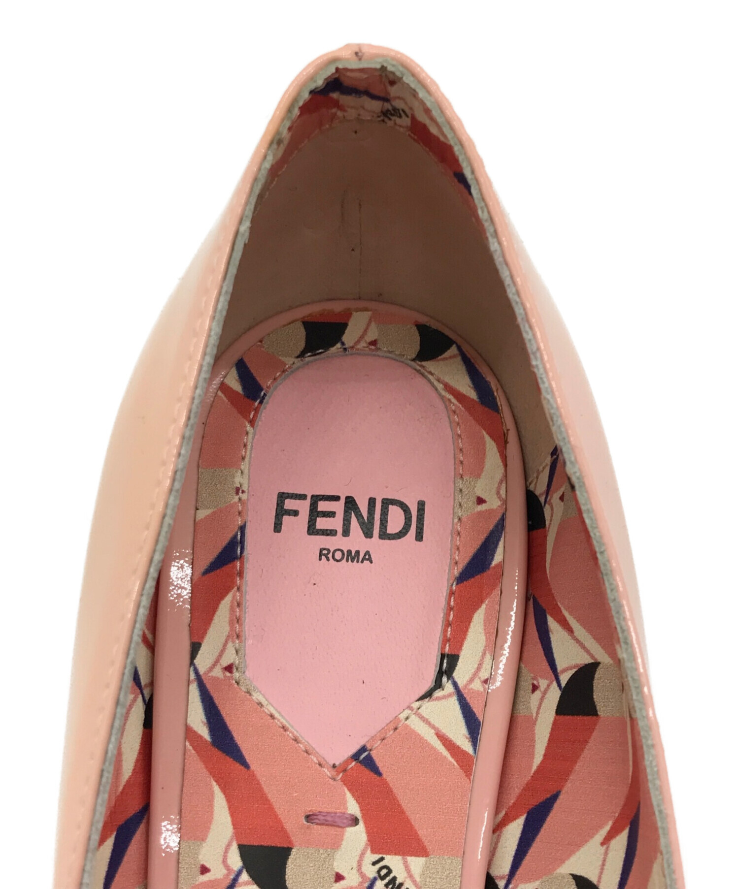 中古・古着通販】FENDI (フェンディ) パンプス ピンク サイズ:37 1/2