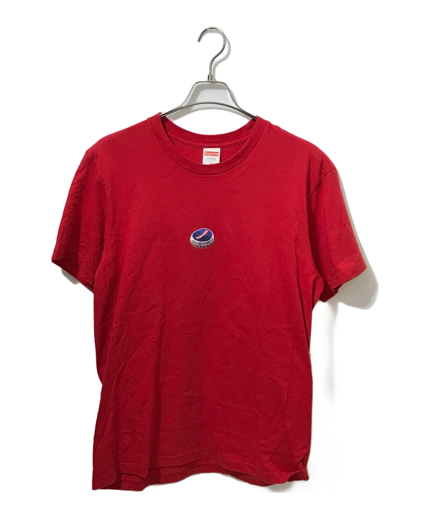 格安特価Supreme bottle cap tee ブラック S Tシャツ/カットソー(半袖/袖なし)