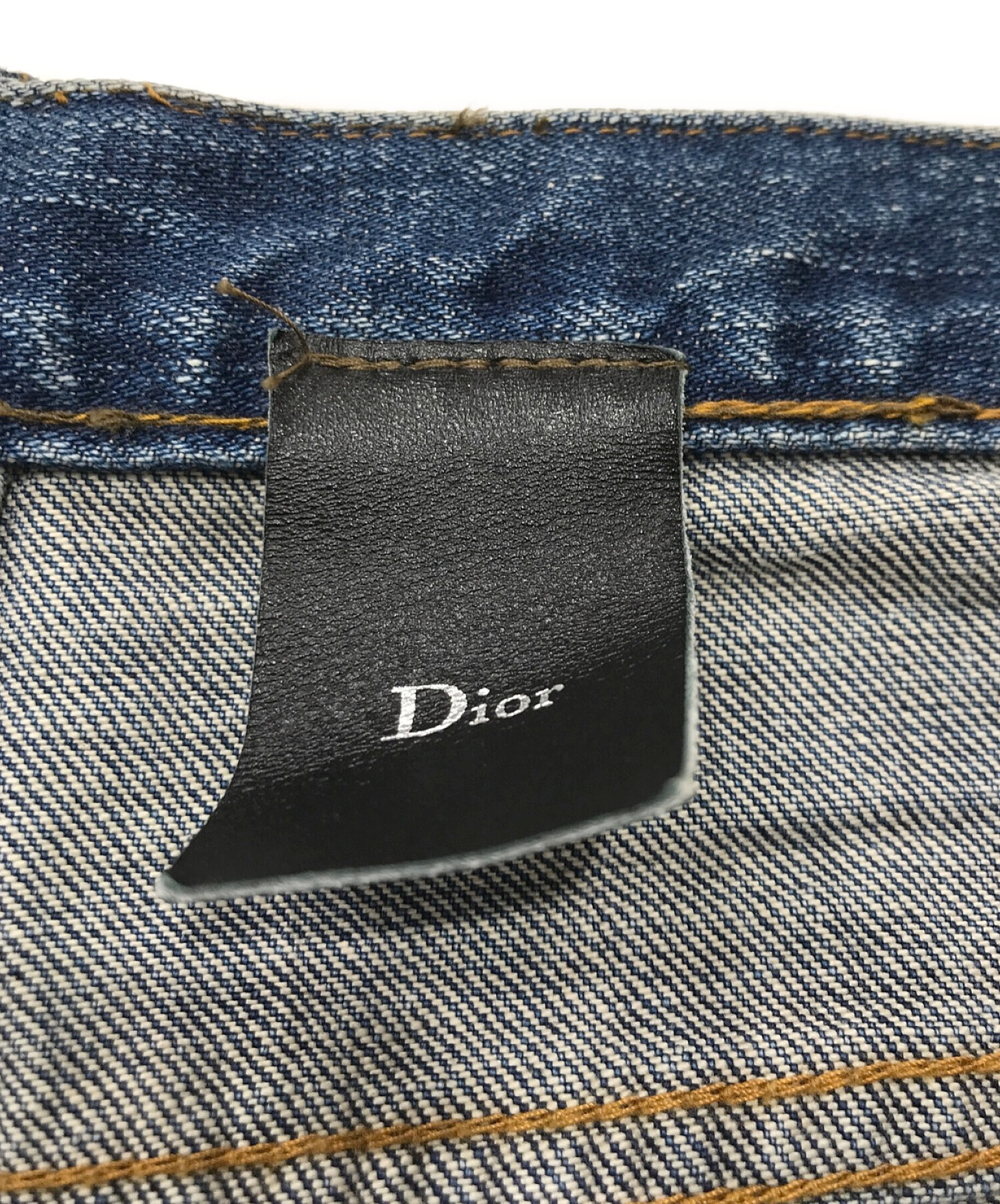 中古・古着通販】Dior (ディオール) ペイント加工デニムパンツ