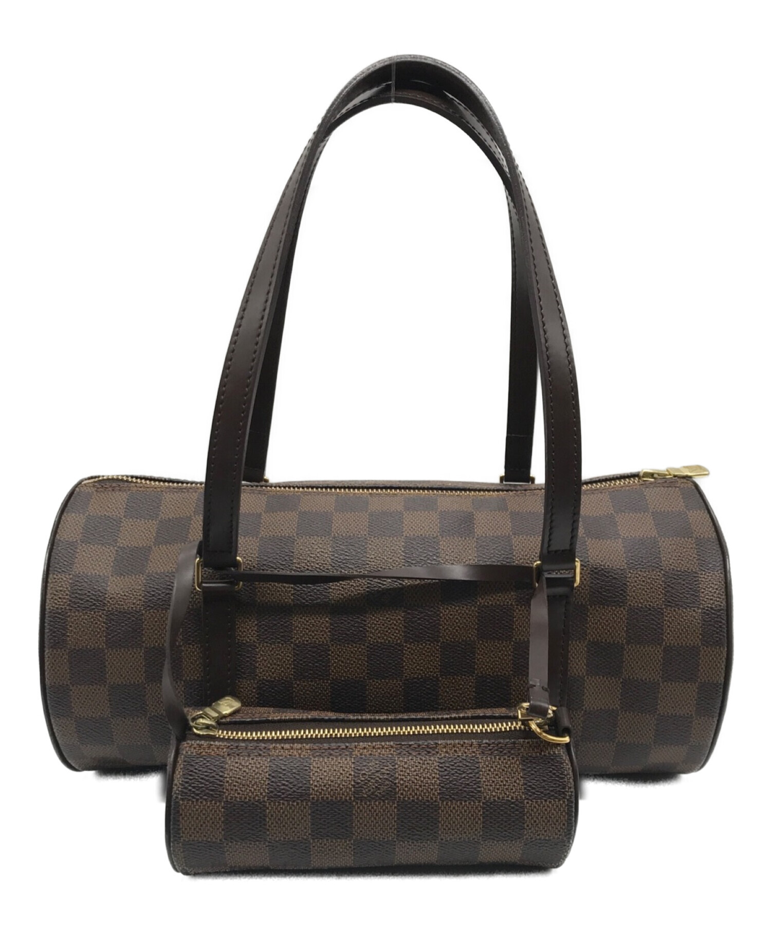 中古・古着通販】LOUIS VUITTON (ルイ ヴィトン) ダミエ/パピヨン30/ハンドバッグ ブラウン｜ブランド・古着通販  トレファク公式【TREFAC FASHION】スマホサイト