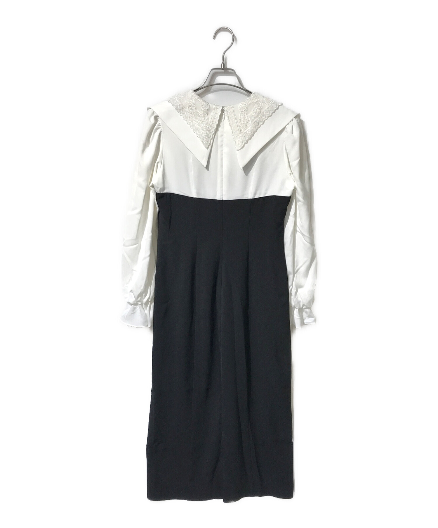 HER LIP TO (ハーリップトゥ) Galerie Pearl Collar Dress ブラック サイズ:M