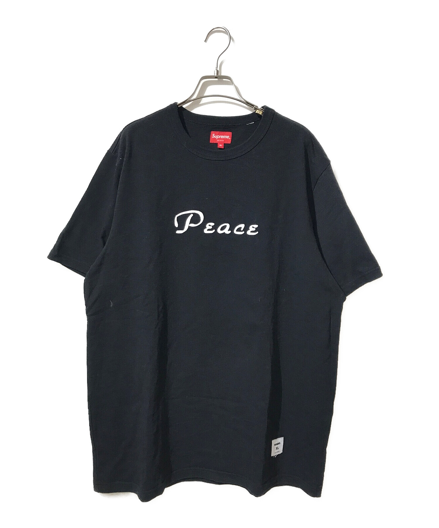 SUPREME (シュプリーム) Peace S/S Top/ピースショートスリーブトップ ブラック サイズ:XL