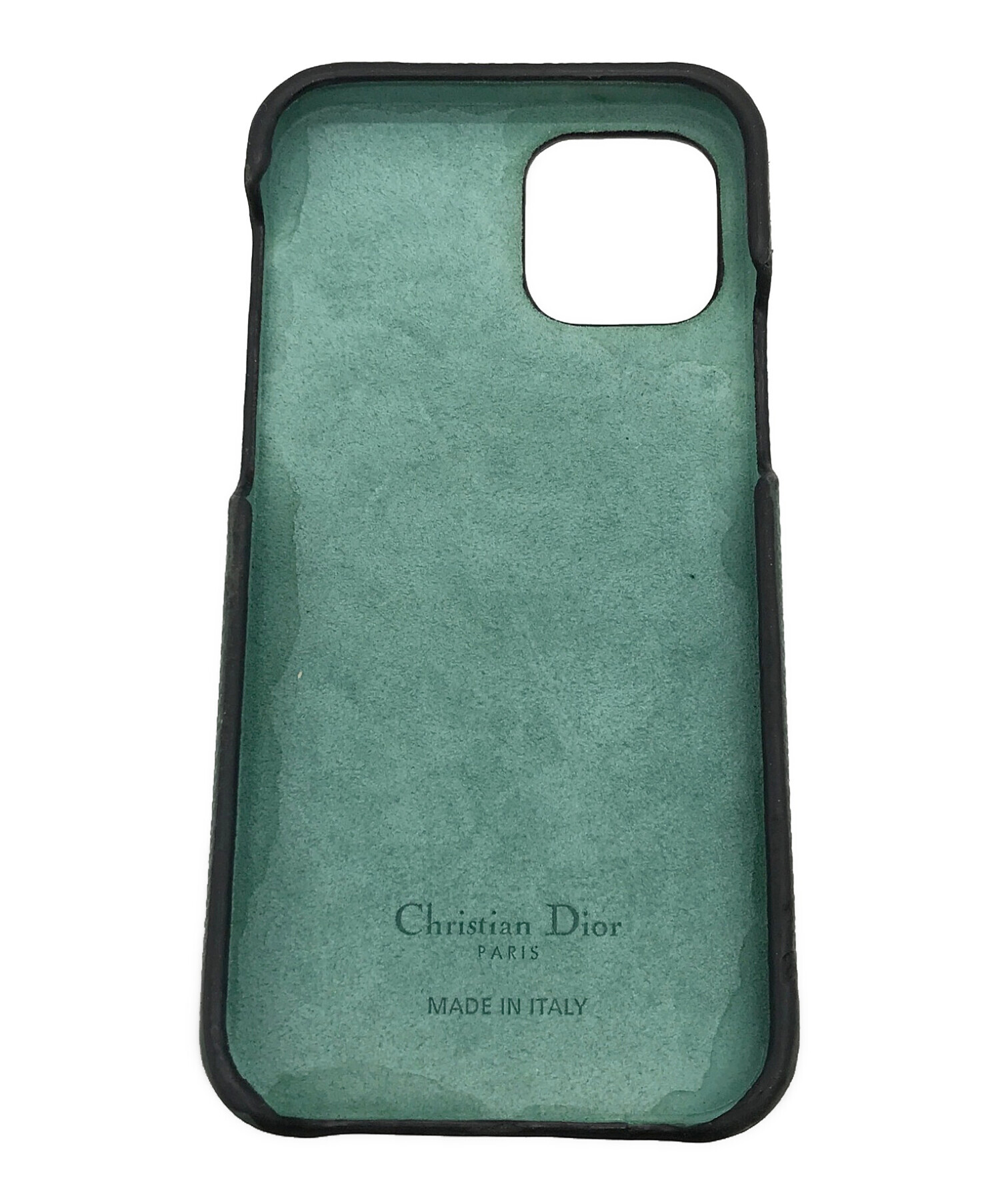 Christian Dior (クリスチャン ディオール) スマートフォンケース グリーン サイズ:iPhone12