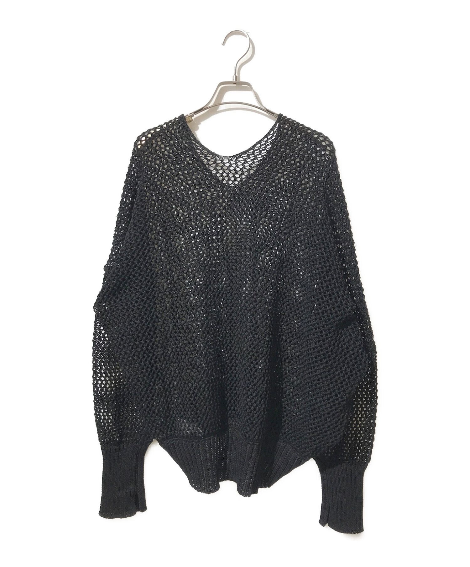 【2/7値下】sulvam mesh asymmetry knit サルバムブランド