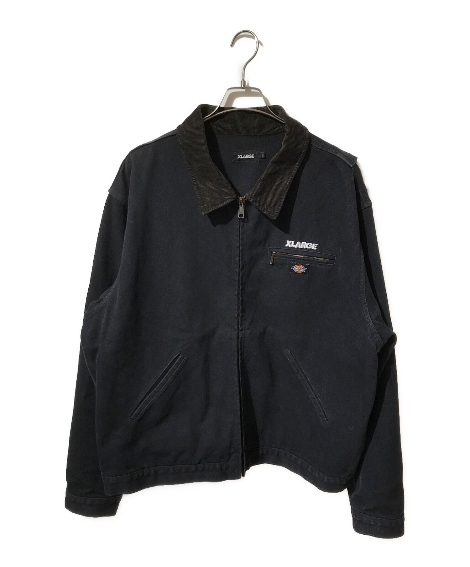 X-LARGE (エクストララージ) Dickies (ディッキーズ) ワークジャケット ブラック サイズ:XL