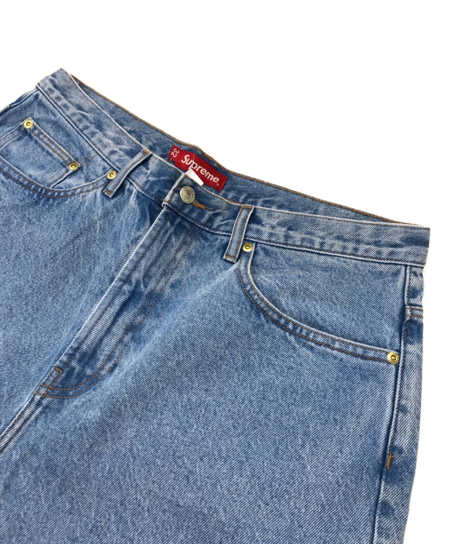 SUPREME (シュプリーム) Baggy Jean インディゴ サイズ:32